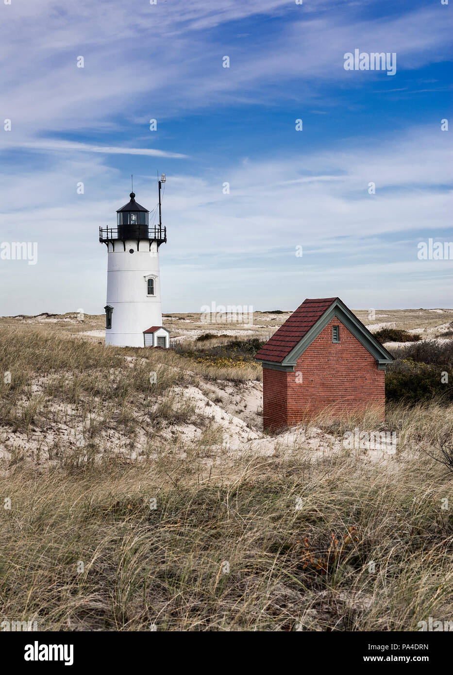 Gara Point Lighthouse, a Provincetown, Cape Cod, Massachusetts, STATI UNITI D'AMERICA. Foto Stock