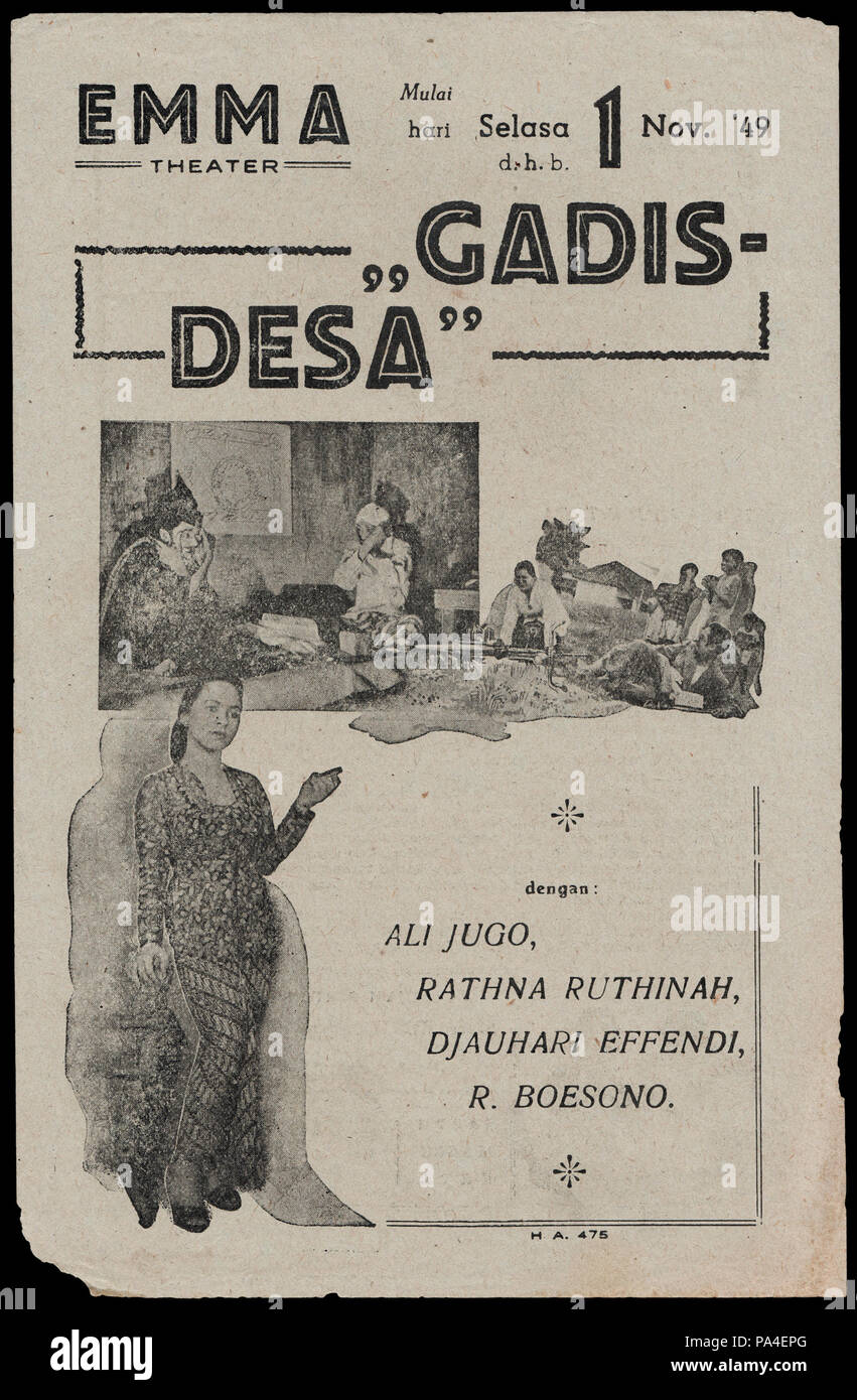 98 Gadis Desa (1949; complementare) Foto Stock