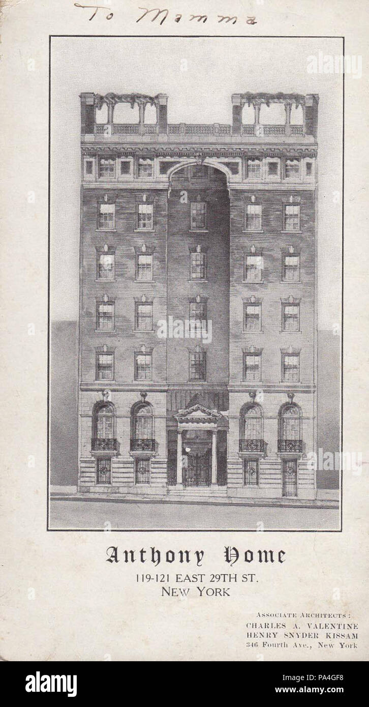 140 Anthony Home Brouchure Foto Stock