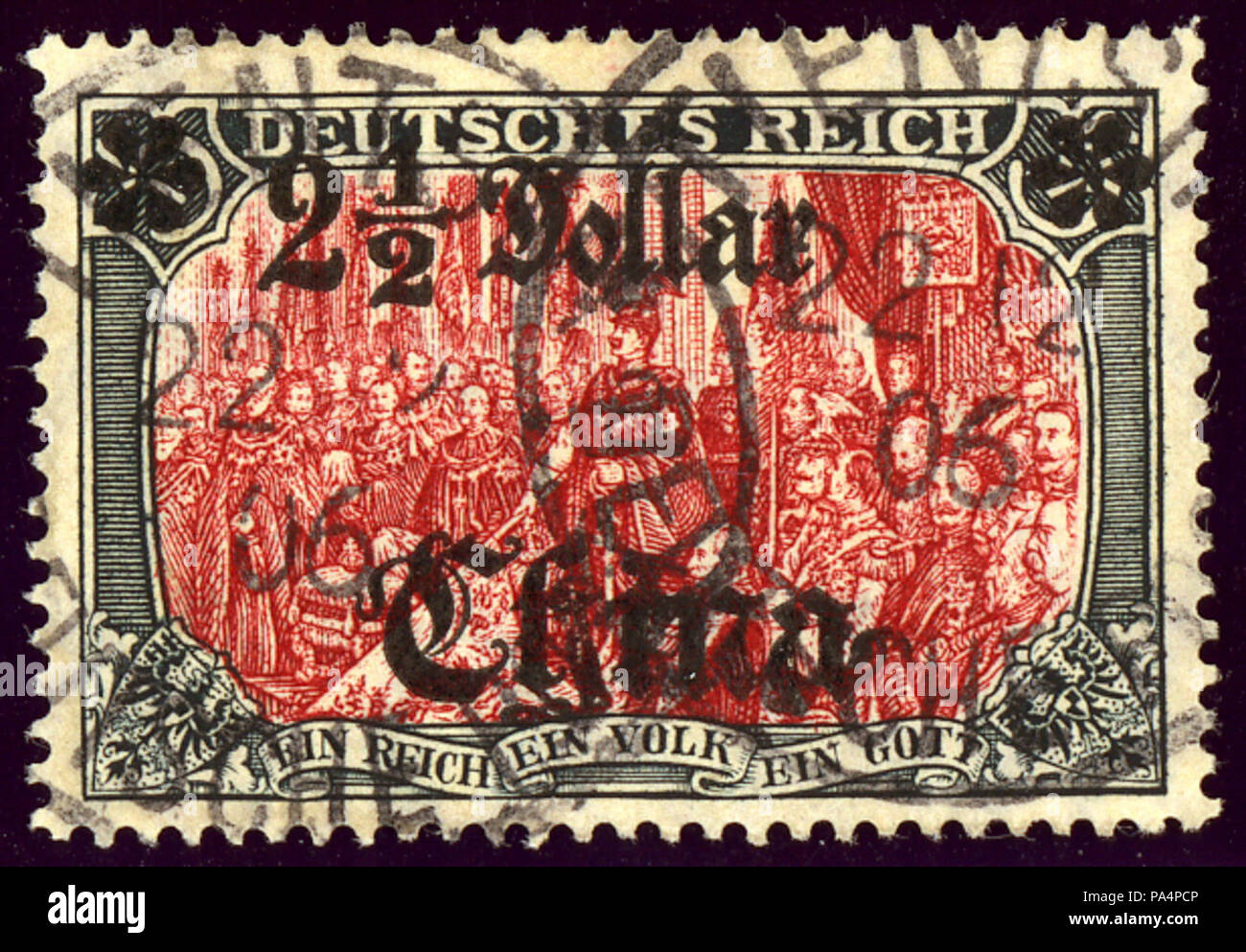 27 1906 DP in Cina 2,5 dollar Tientsin MI47A Foto Stock