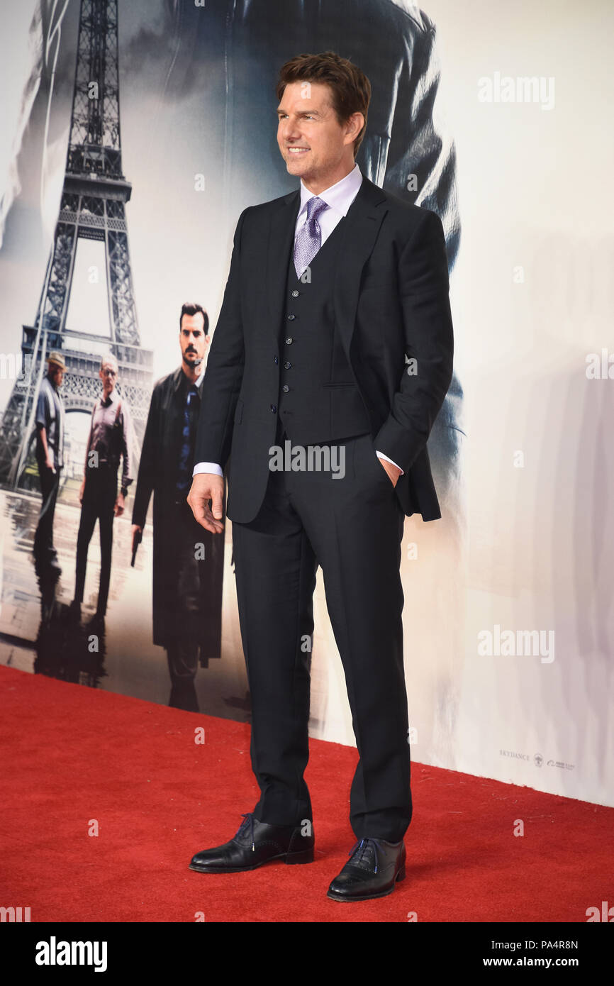 Tom Cruise,Missione:Impossible-Fallout,UK Premiere,Odeon BFI IMAX,Waterloo,London.UK 13.07.18 Foto Stock