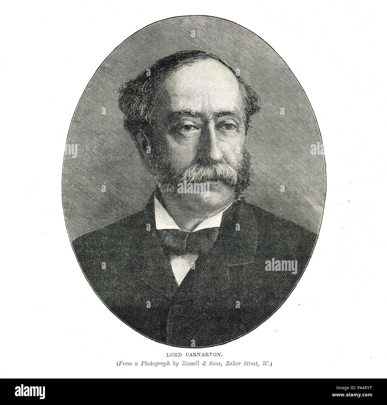 Henry Herbert, 4° Conte di Carnarvon Foto Stock