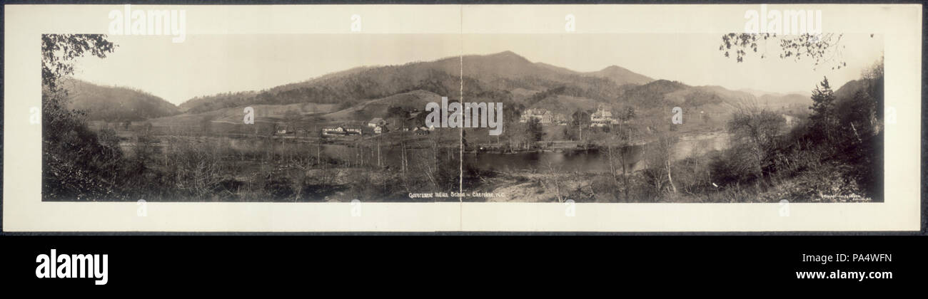 722 Governo scuola indiana, cherokee, N.C2007662484 LCCN Foto Stock