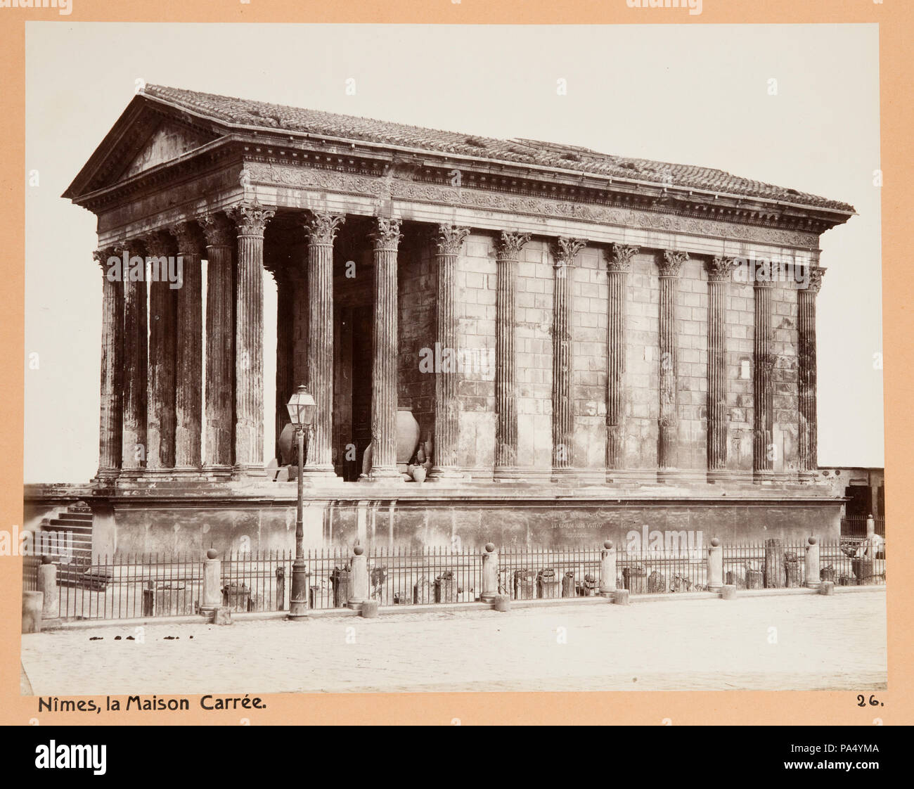 Inv.nr:LXVI:B.26. 91 fotografi från Nimes - Hallwylska museet - 104517 Foto Stock