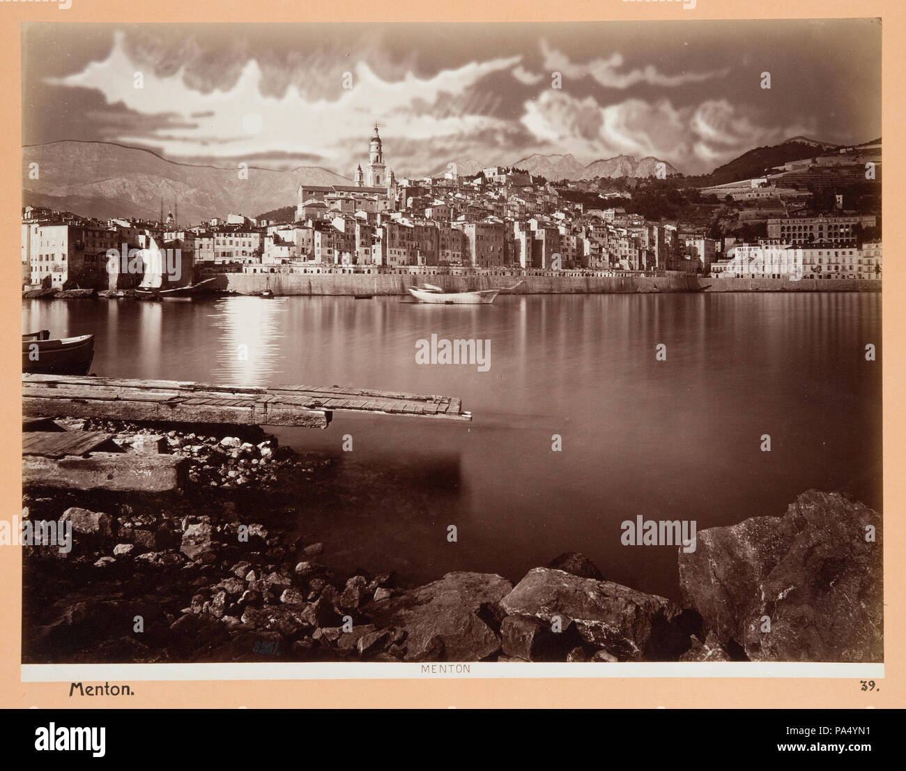 Inv.nr:LXVI:B.39. 90 fotografi från Menton - Hallwylska museet - 104537 Foto Stock