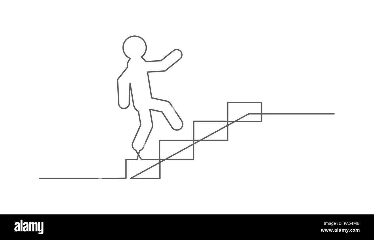 Carriera di un disegno della linea Illustrazione Vettoriale