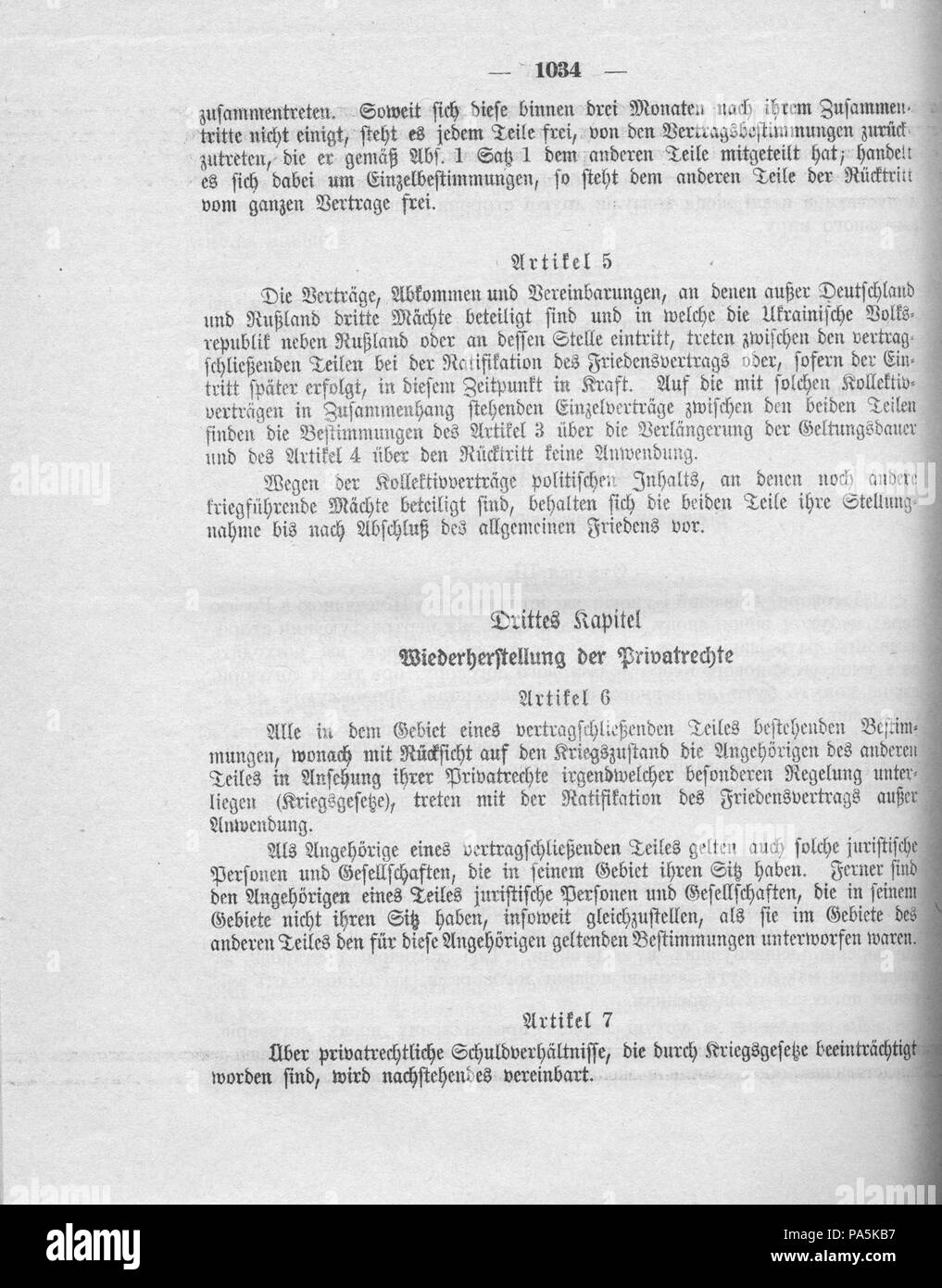 483 Deutsches Reichsgesetzblatt 1918 107 1034 Foto Stock