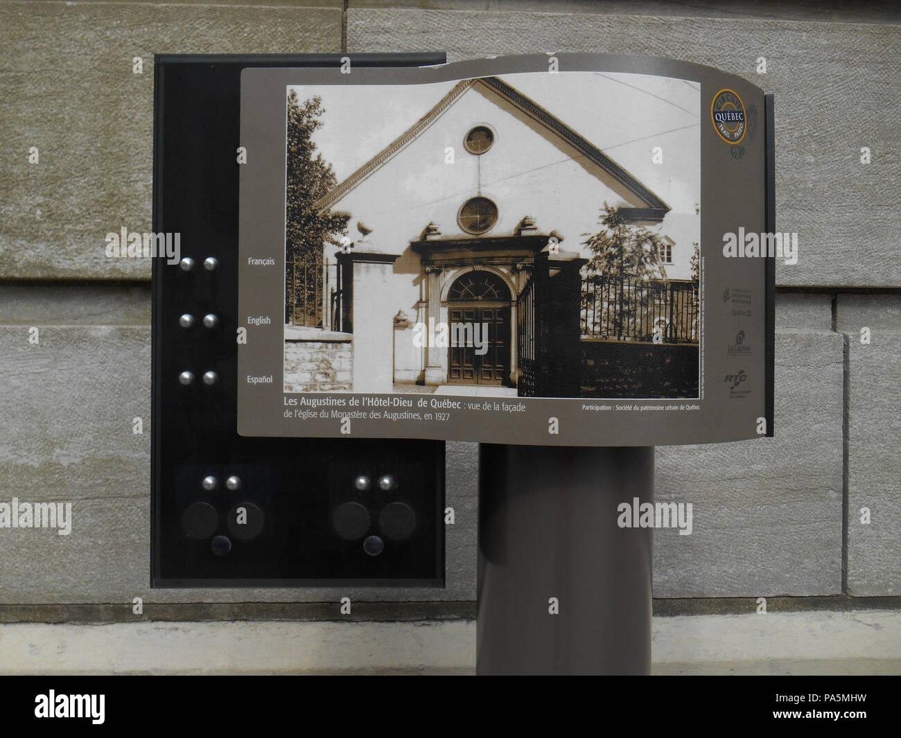 176 Monastere Augustines Hotel-Dieu Quebec 35 Foto Stock