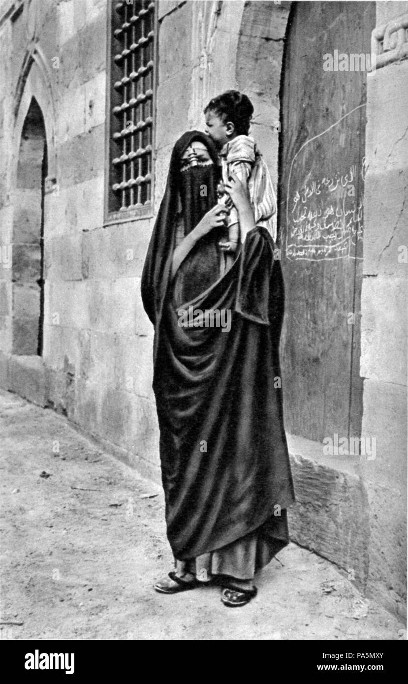 610 madre egiziana al Cairo Foto Stock