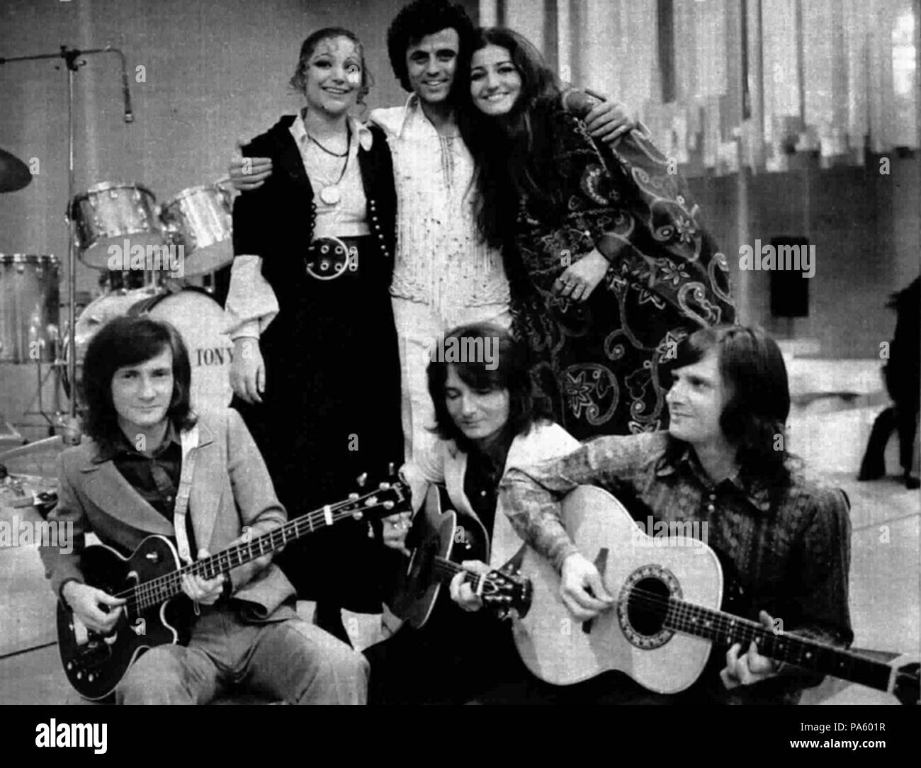 172 Mia Martini, Little Tony, Vena Veroutis e Tin-Tin Foto Stock