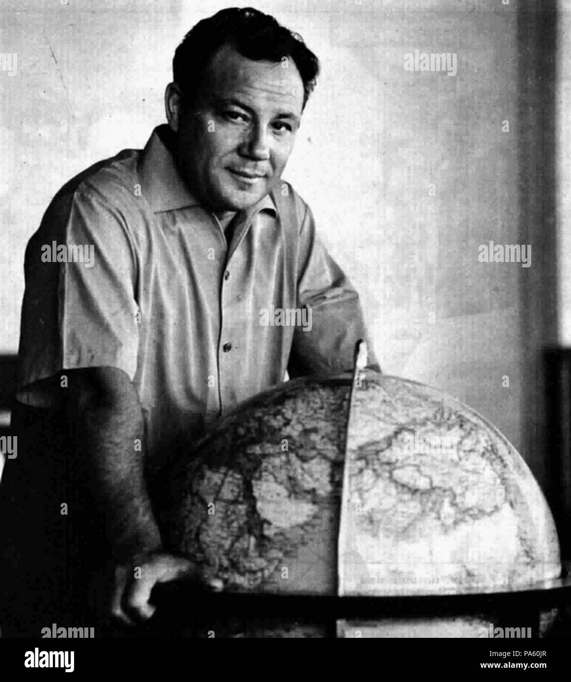 52 Claudio Villa mappamondo Foto Stock