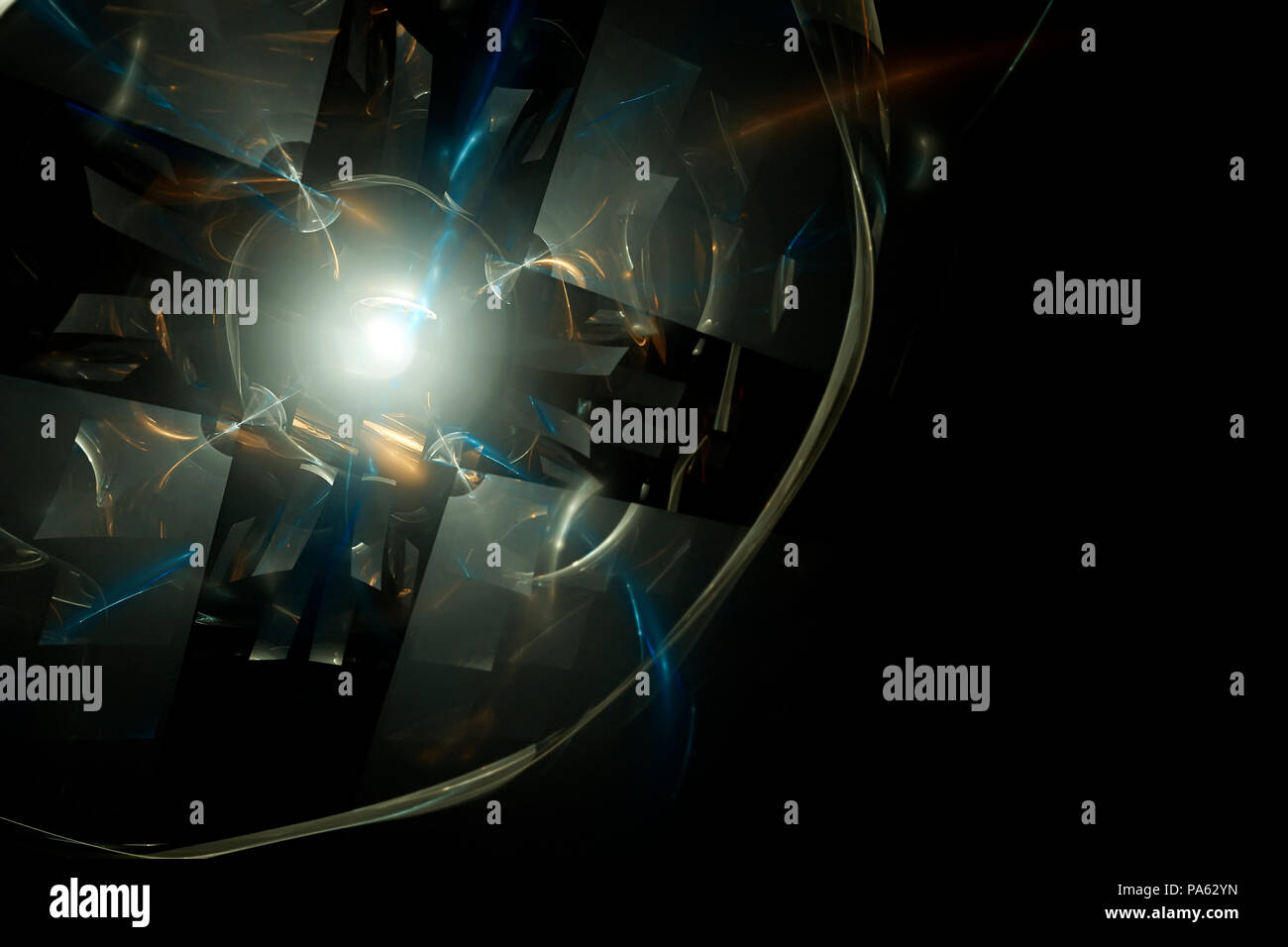 Una illustrazione di una bella grafica astratta Foto Stock