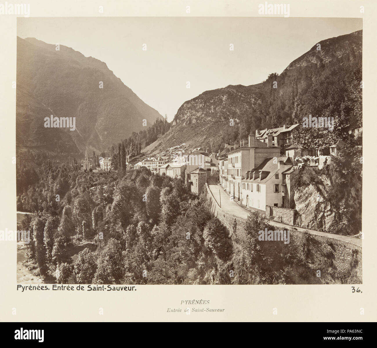 Inv.nr: LXVI:K.F.36. 208 Pyrenéerna - Hallwylska museet - 107495 Foto Stock