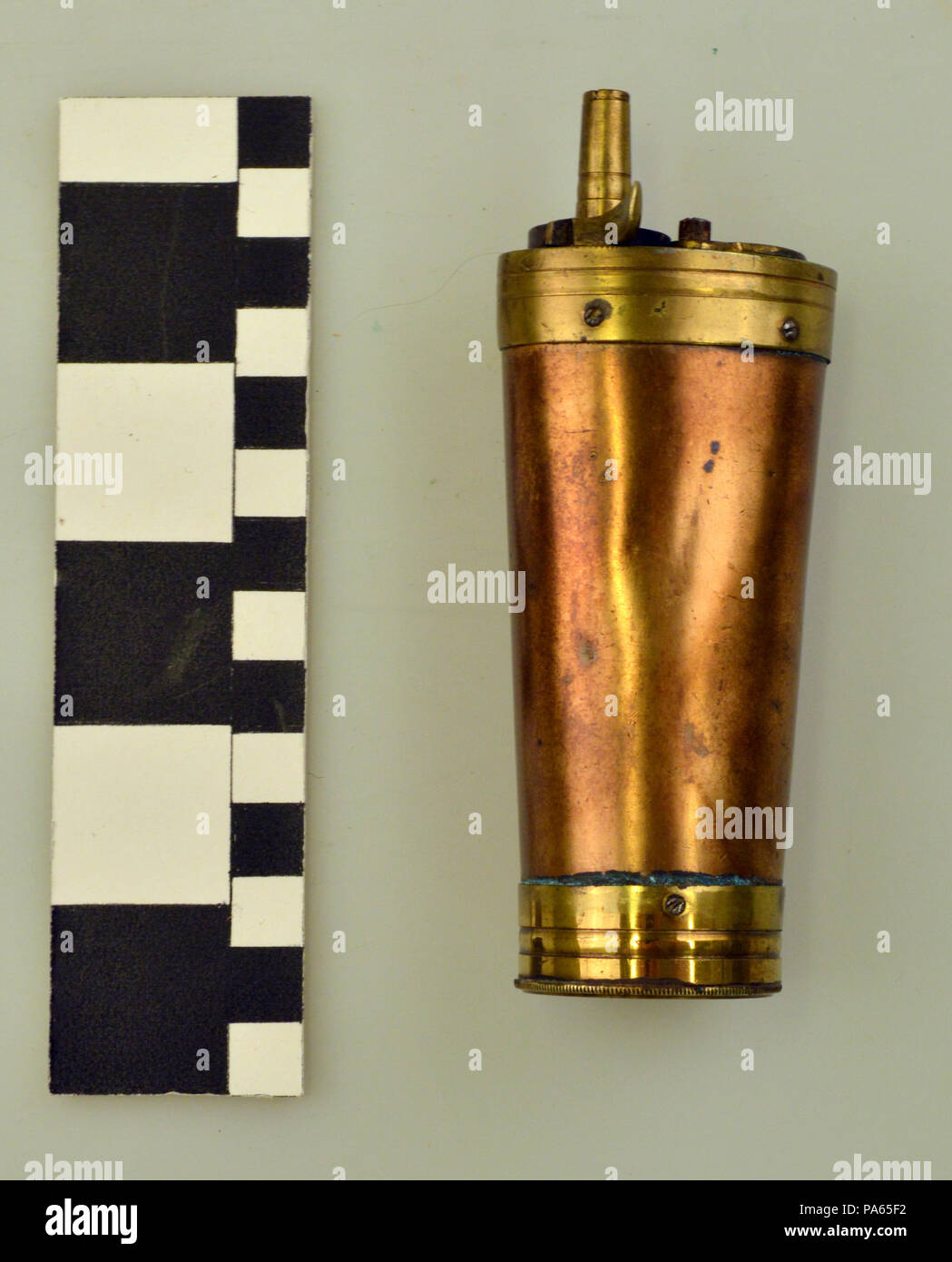 231 di ottone e rame vano pallone a pistola Foto Stock