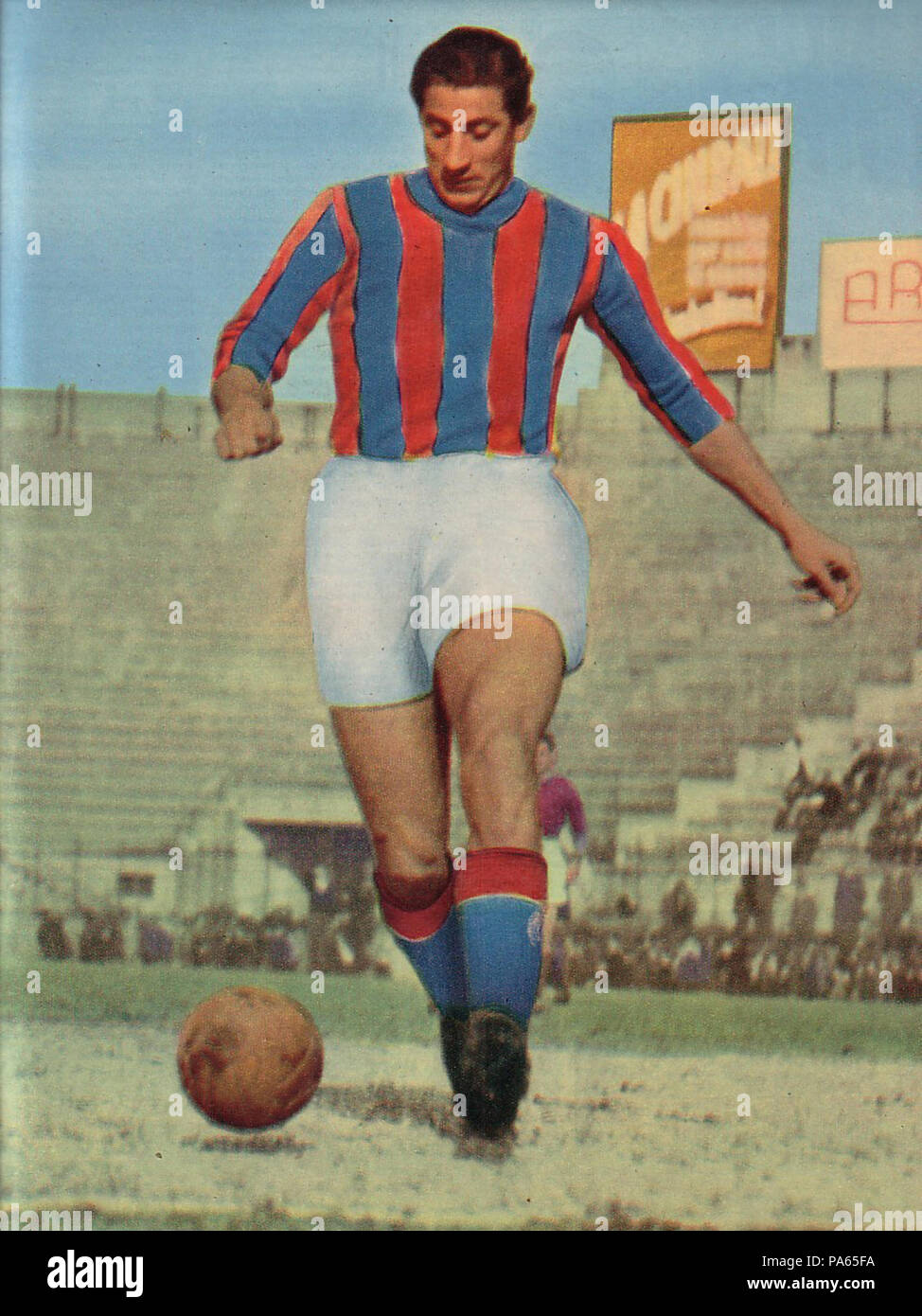 103 Gino Cappello - 1951 - Bologna FC Foto Stock
