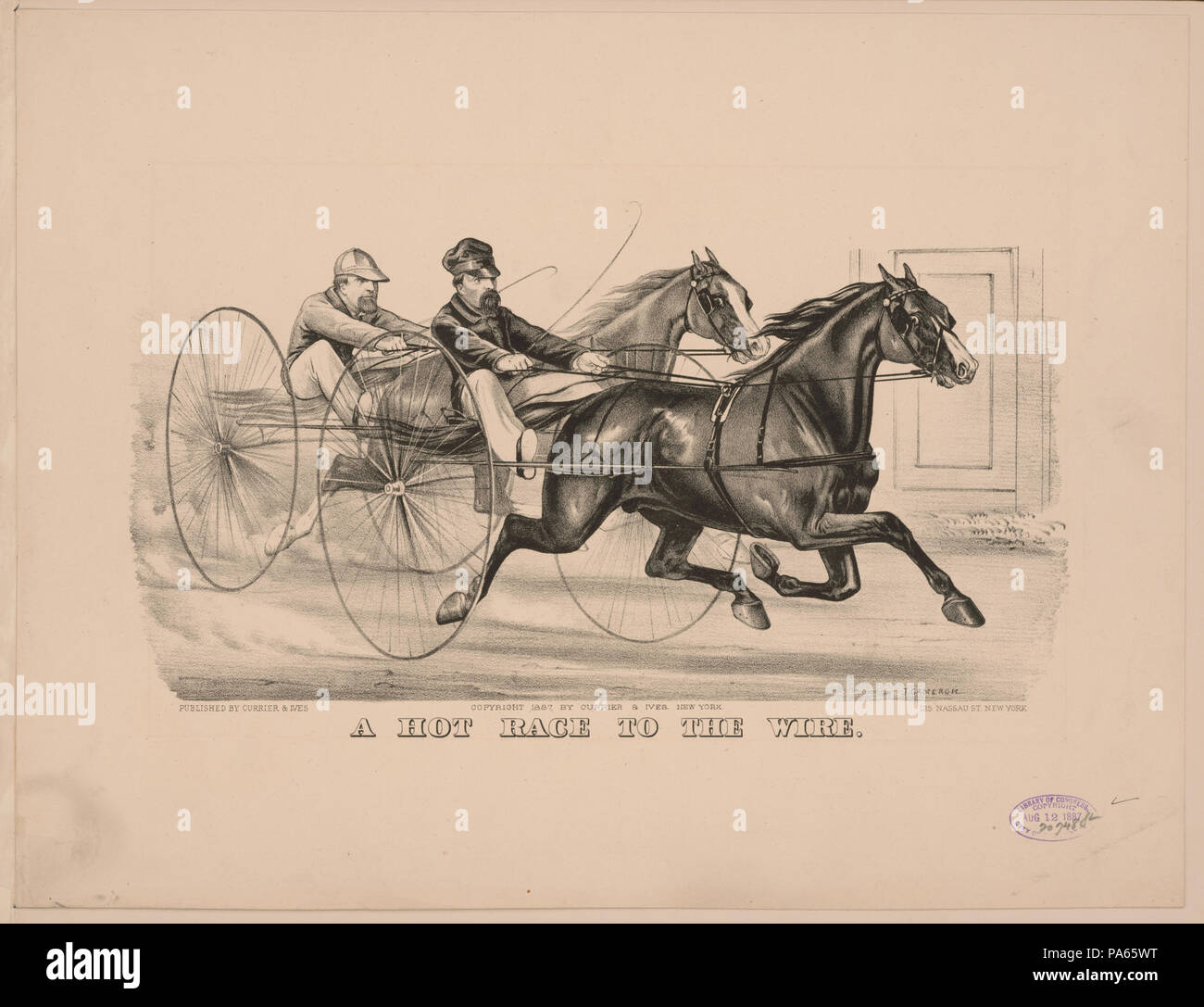 82 una gara calda al filo LCCN2002699668 Foto Stock