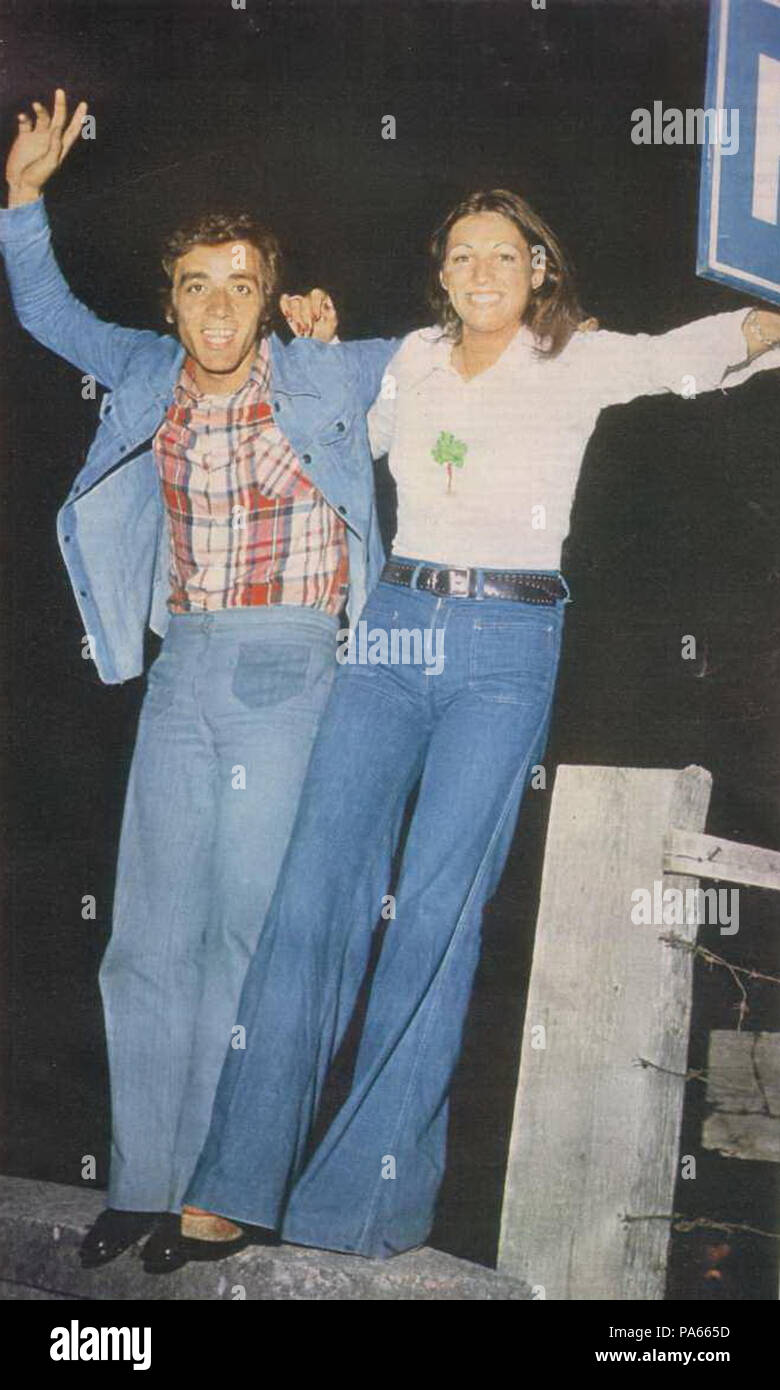 174 Mino Reitano e Marisa Sacchetto Foto Stock