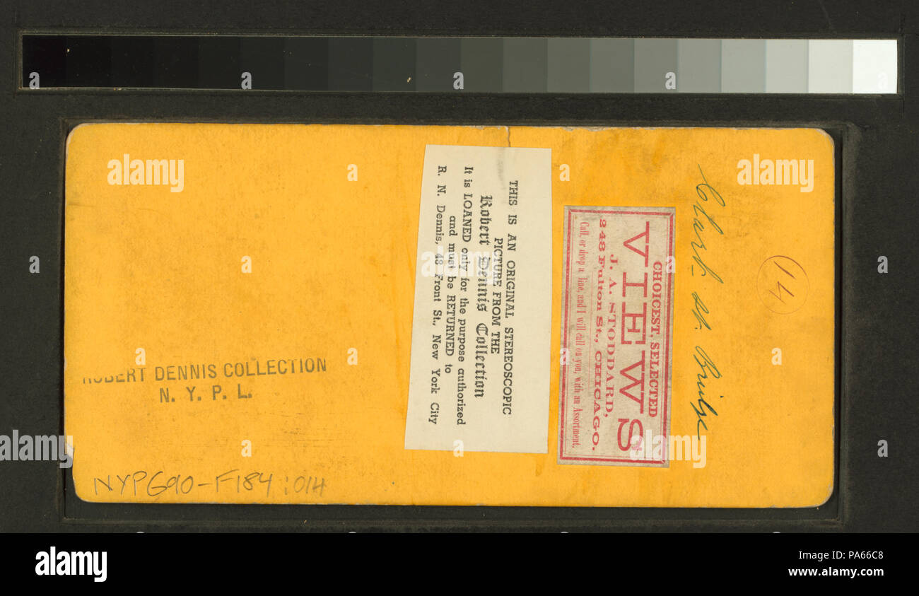 322 Clark Street bridge (NYPL B11707461-G90F184 014B) Foto Stock