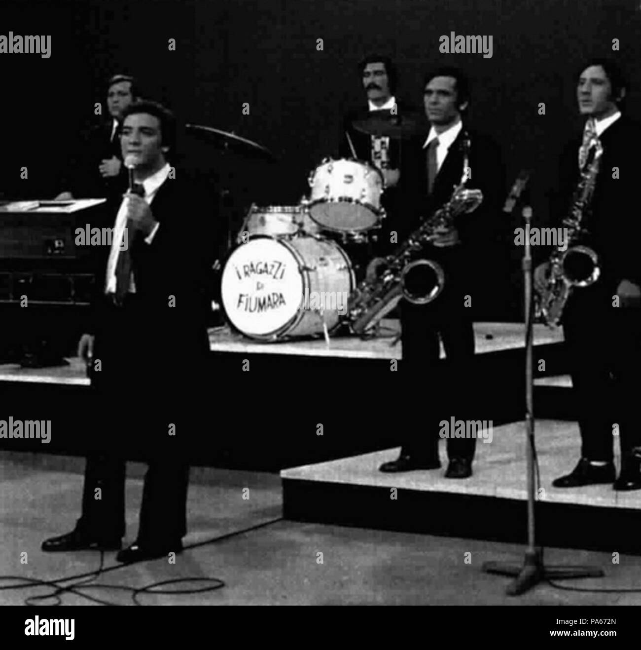 174 Mino Reitano e i suoi fratelli Foto Stock