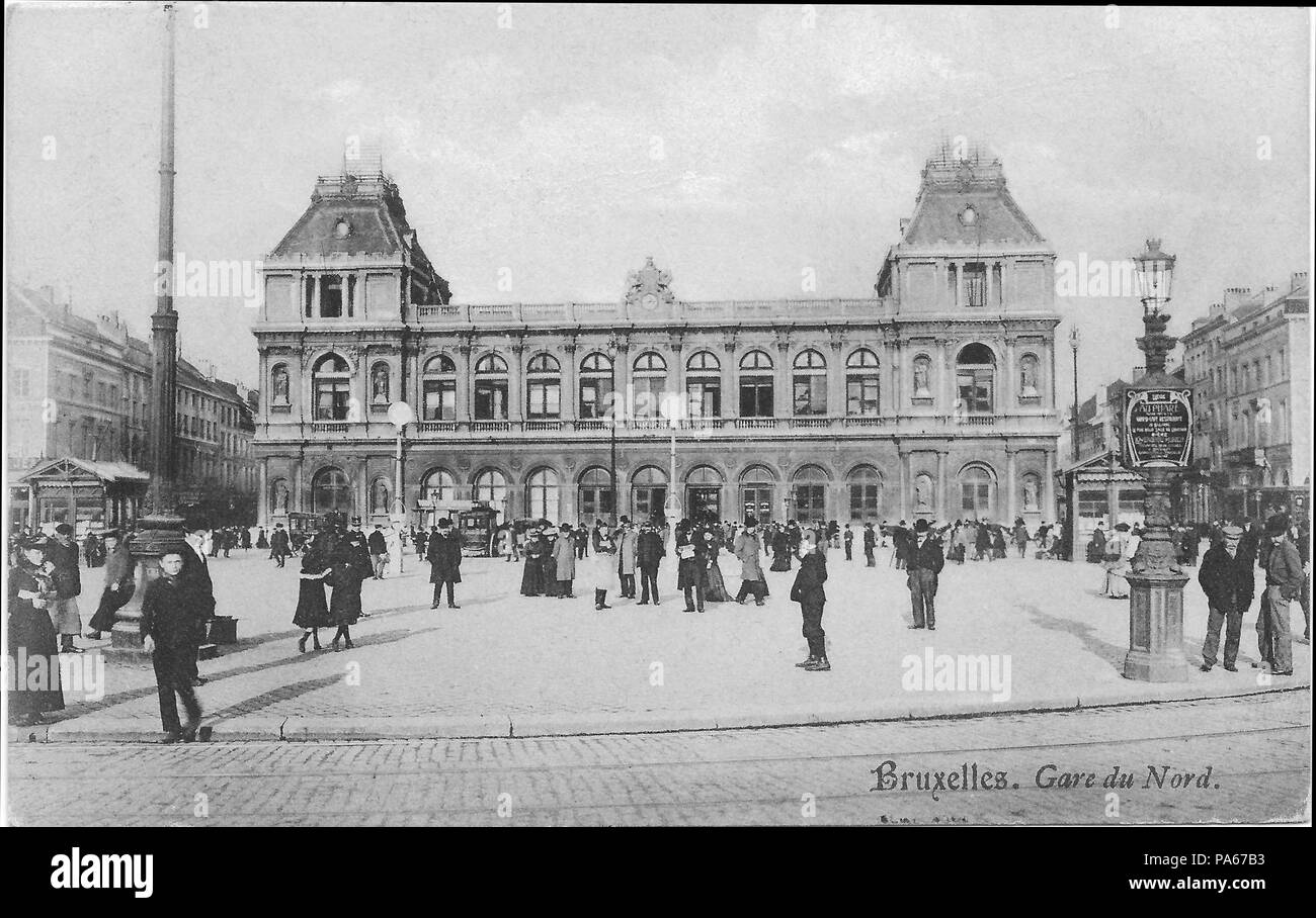 253 a Bruxelles Nord 1907 Foto Stock