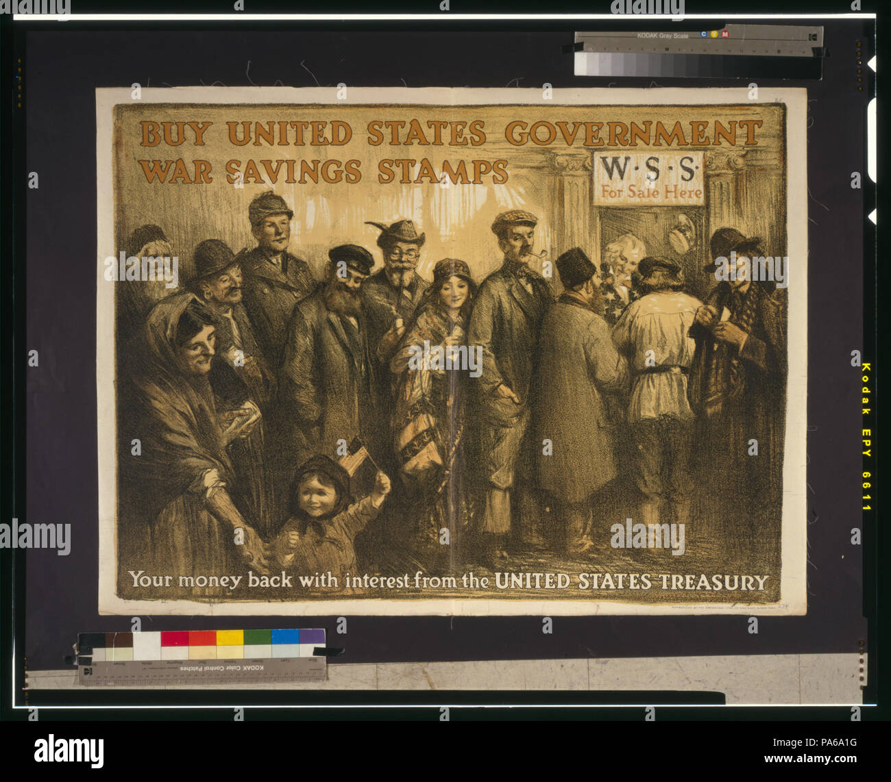 260 Acquisto di governo degli Stati Uniti di guerra francobolli risparmio LCCN2001700121 Foto Stock