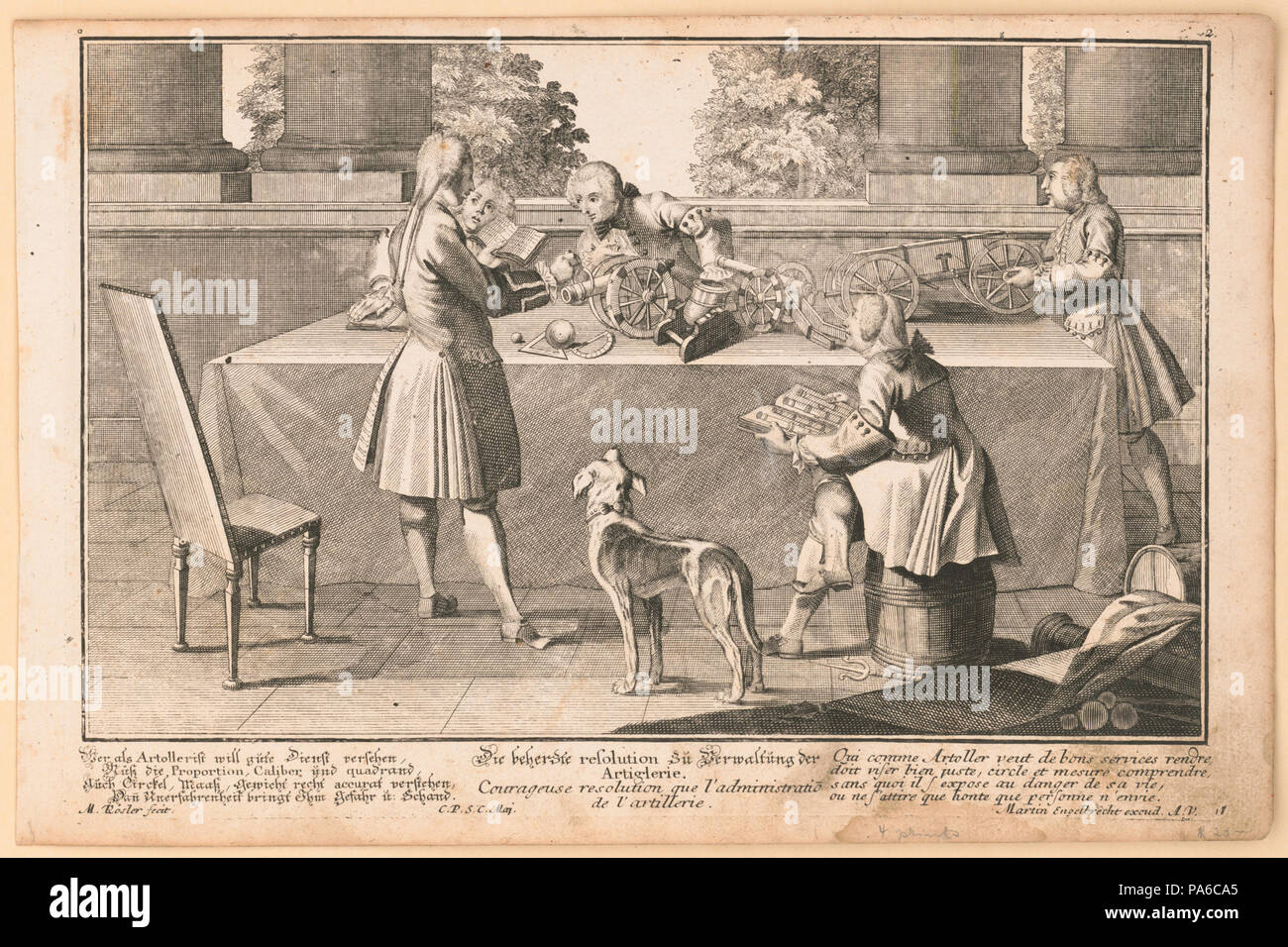 Http://hdl.loc.gov/loc.pnp/pga.10459 531 Die beherste refolution artiglerie. Risoluzione Courageuse que l'administratiõ de l'artillerie LCCN2003666844 Foto Stock