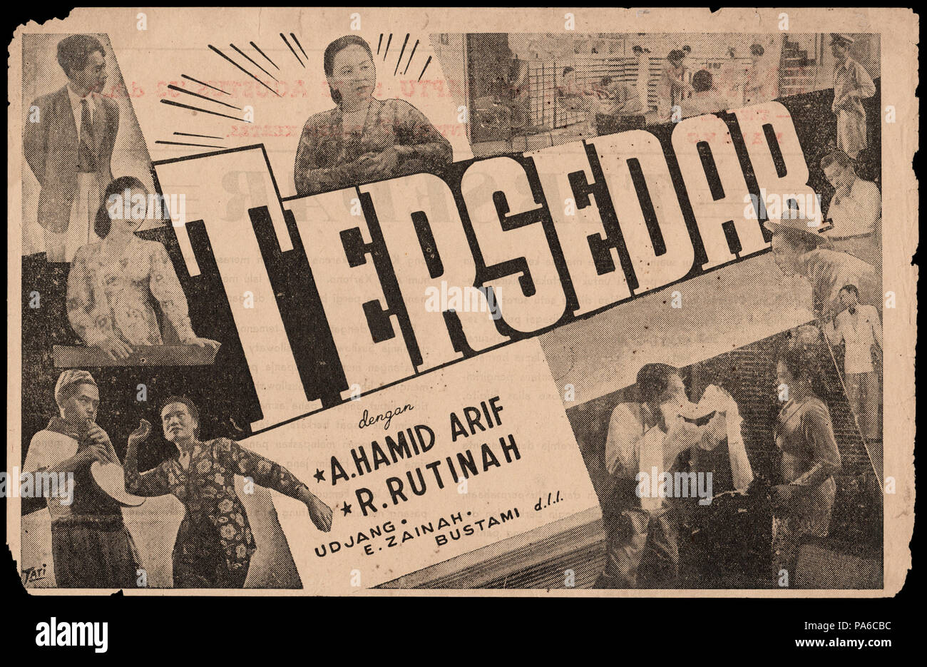 309 Tersedar (Bermain dengan Api) (1953; complementare) Foto Stock