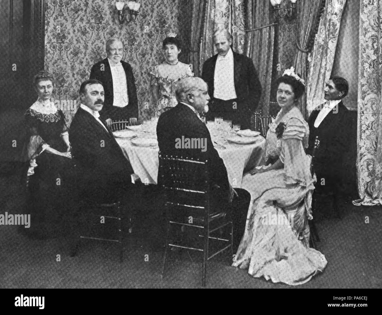 106 Agnes Repplier e gli altri a Mark Twain per il settantesimo compleanno Foto Stock