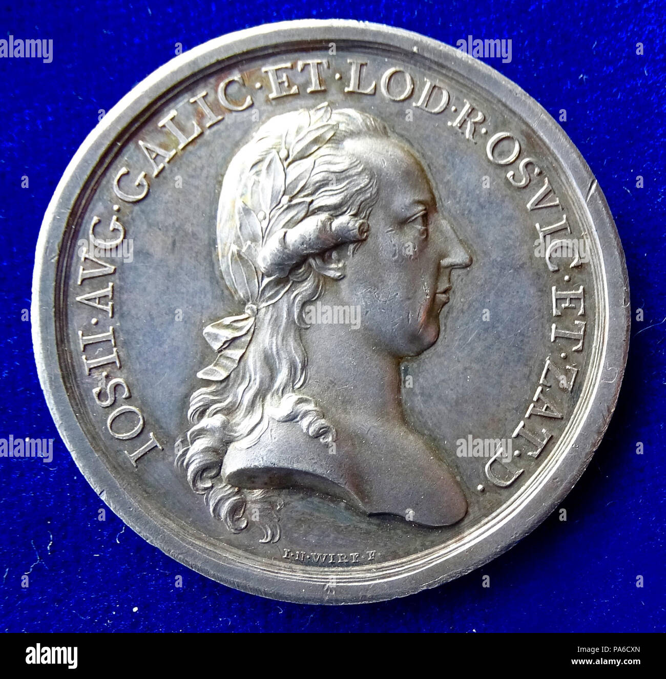 18 1782 Medaglia di costituzione del Parlamento in Galizia, Polonia, complementare Foto Stock