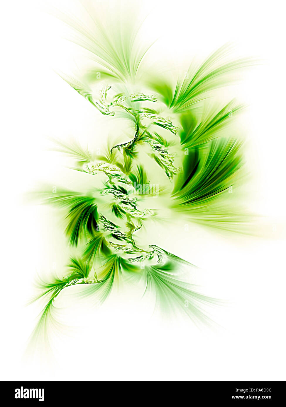 Una illustrazione di una bella illustrazione di Fractal Foto Stock