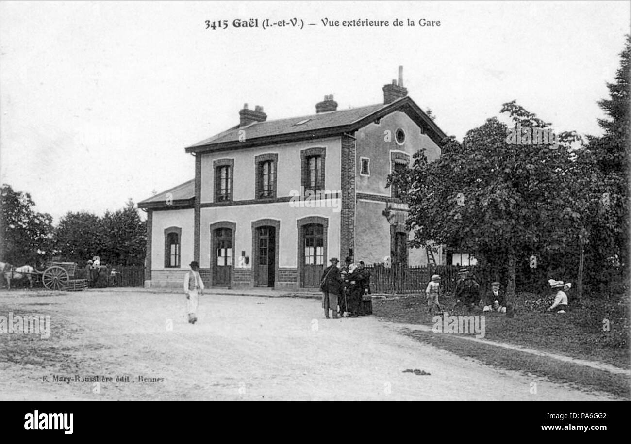 689 GareGaël1900 Foto Stock
