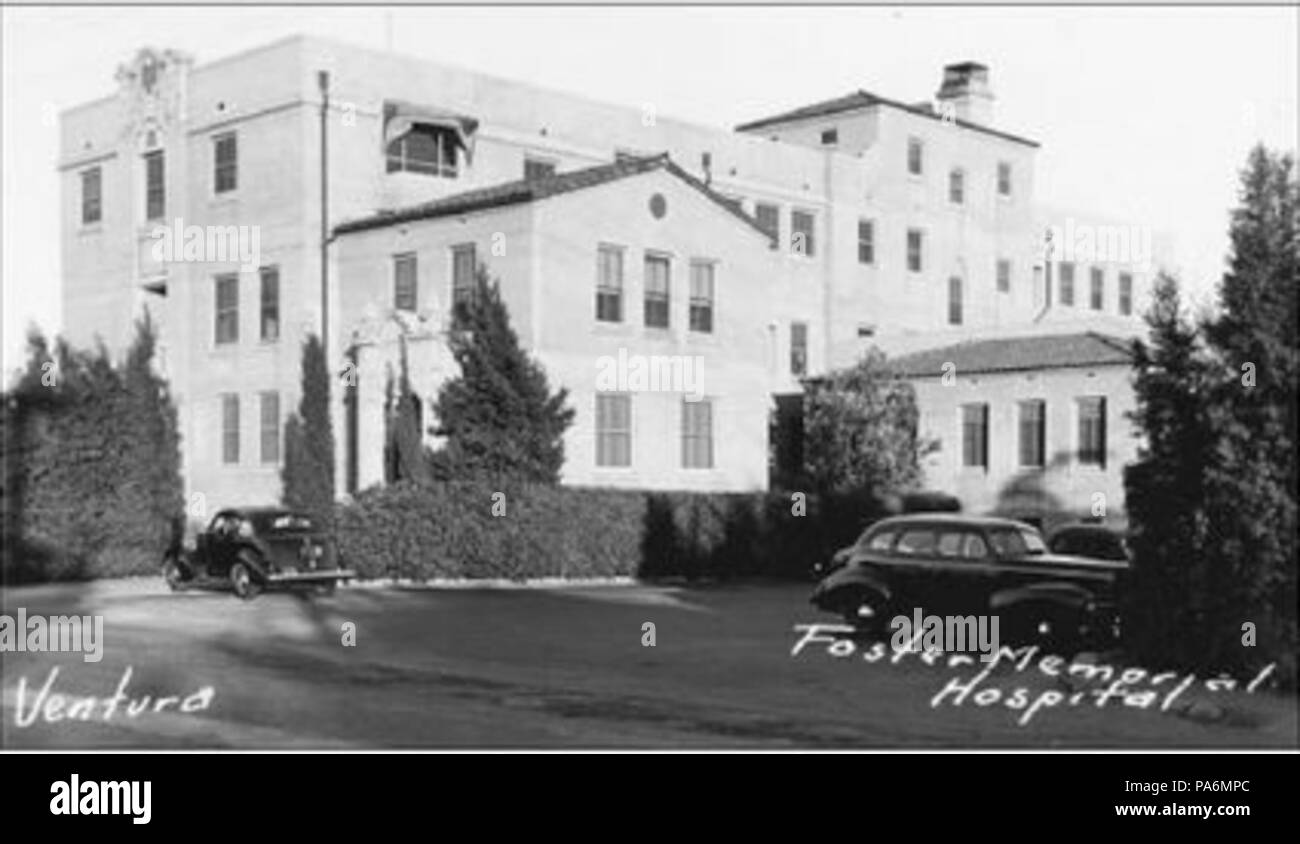 . Inglese: Foster Memorial Hospital . 1920s 664 Foster Memorial Hospital Foto Stock