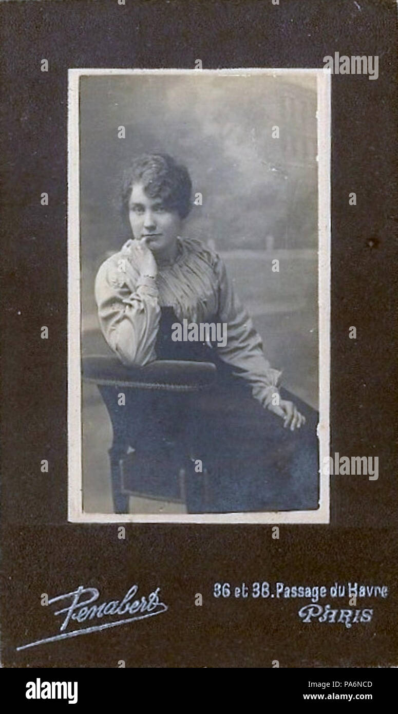 707 Georges Penabert (1825-1903) Cartes de visite (015) Foto Stock