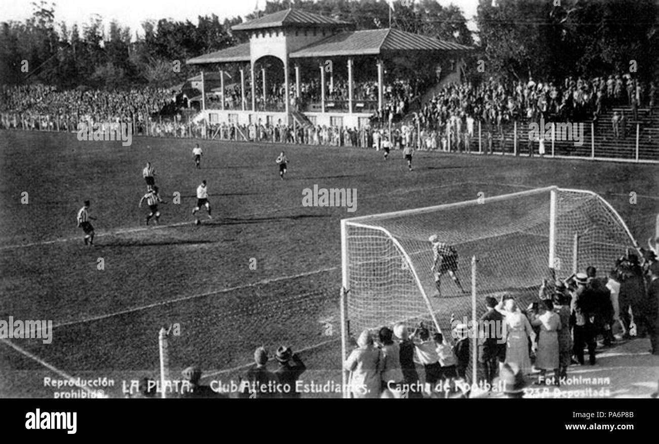 77 Estudiantes la plata estadio Foto Stock