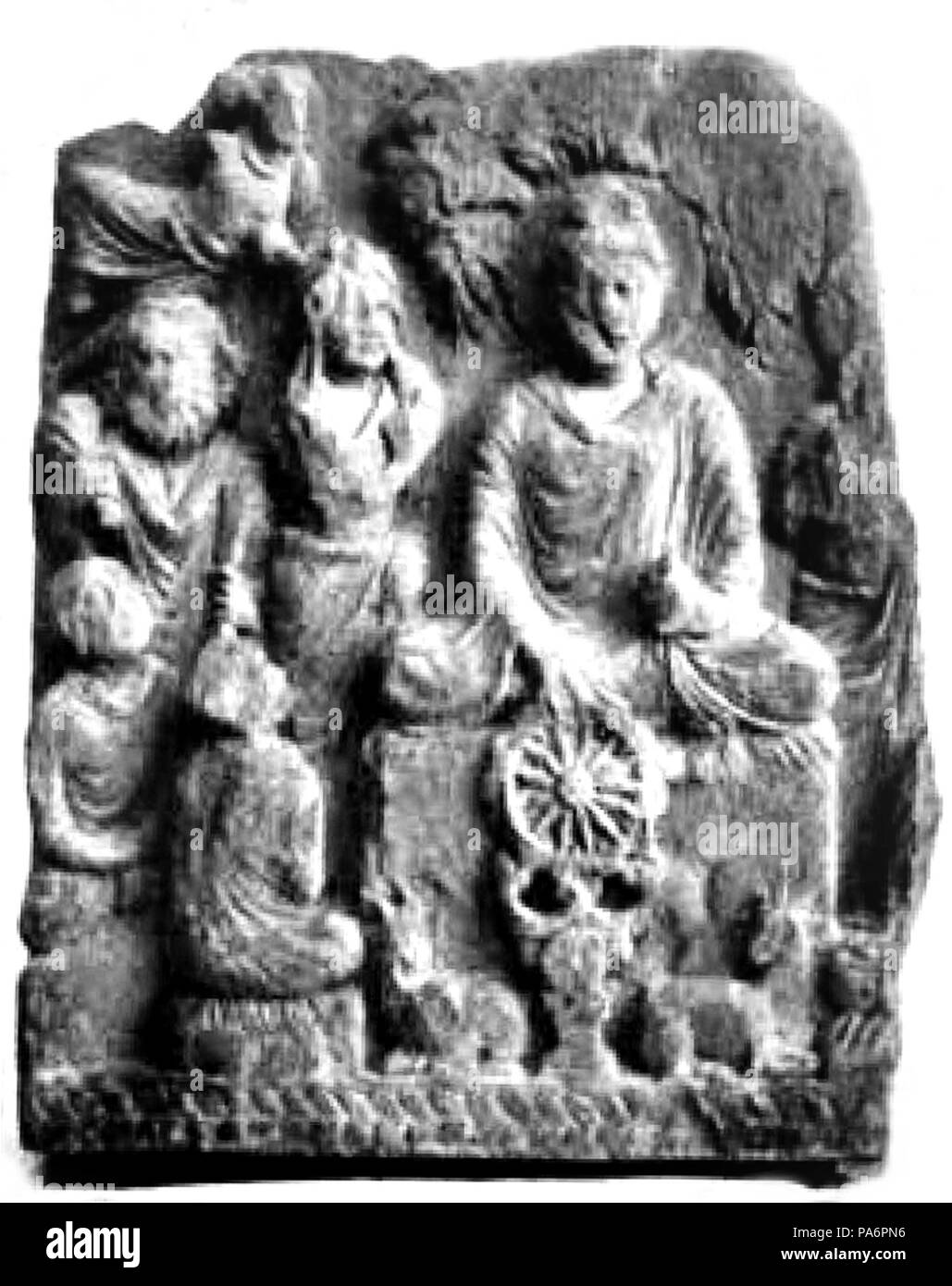 530 Dharmarajika il primo sermone Foto Stock