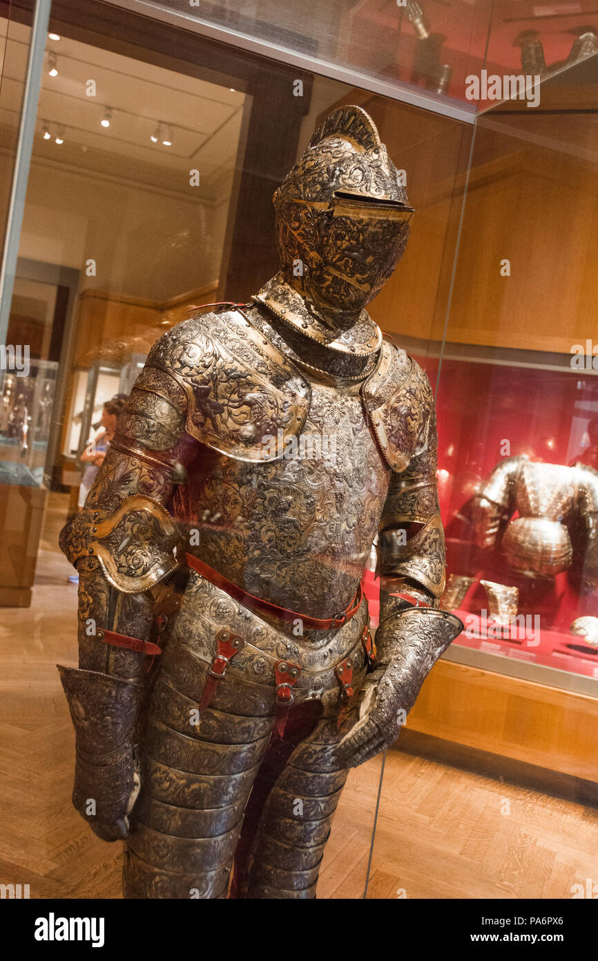 Armor di Enrico II di Francia Foto Stock