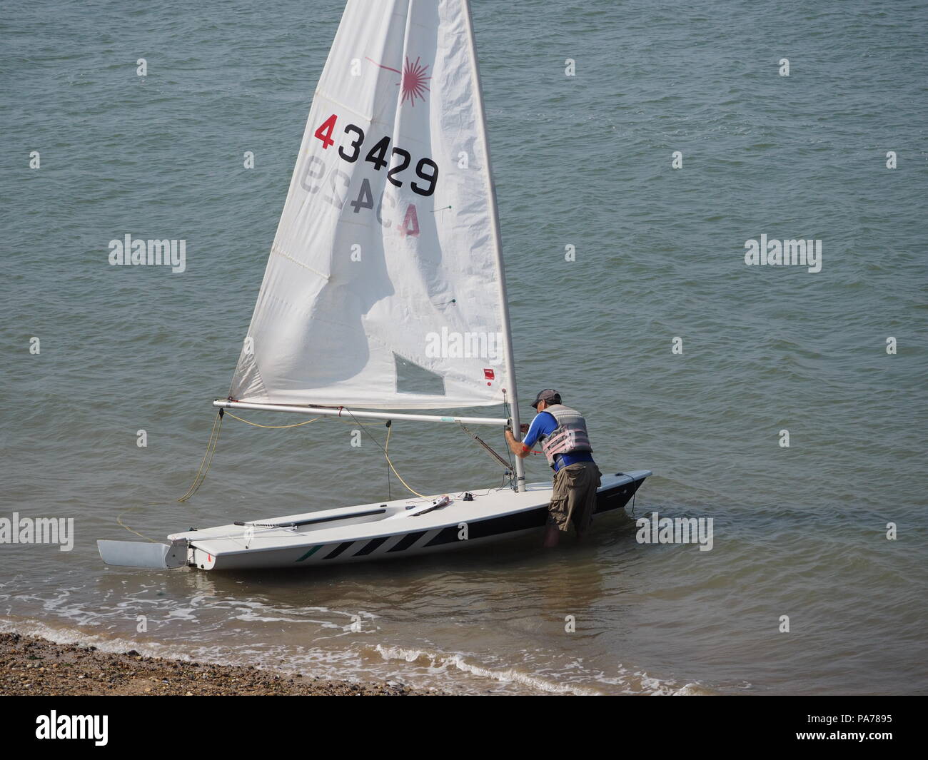 Sheerness, Kent, Regno Unito. 21 Luglio, 2018. Regno Unito Meteo: un soleggiato e caldo giorno in Sheerness, Kent. Credito: James Bell/Alamy Live News Foto Stock