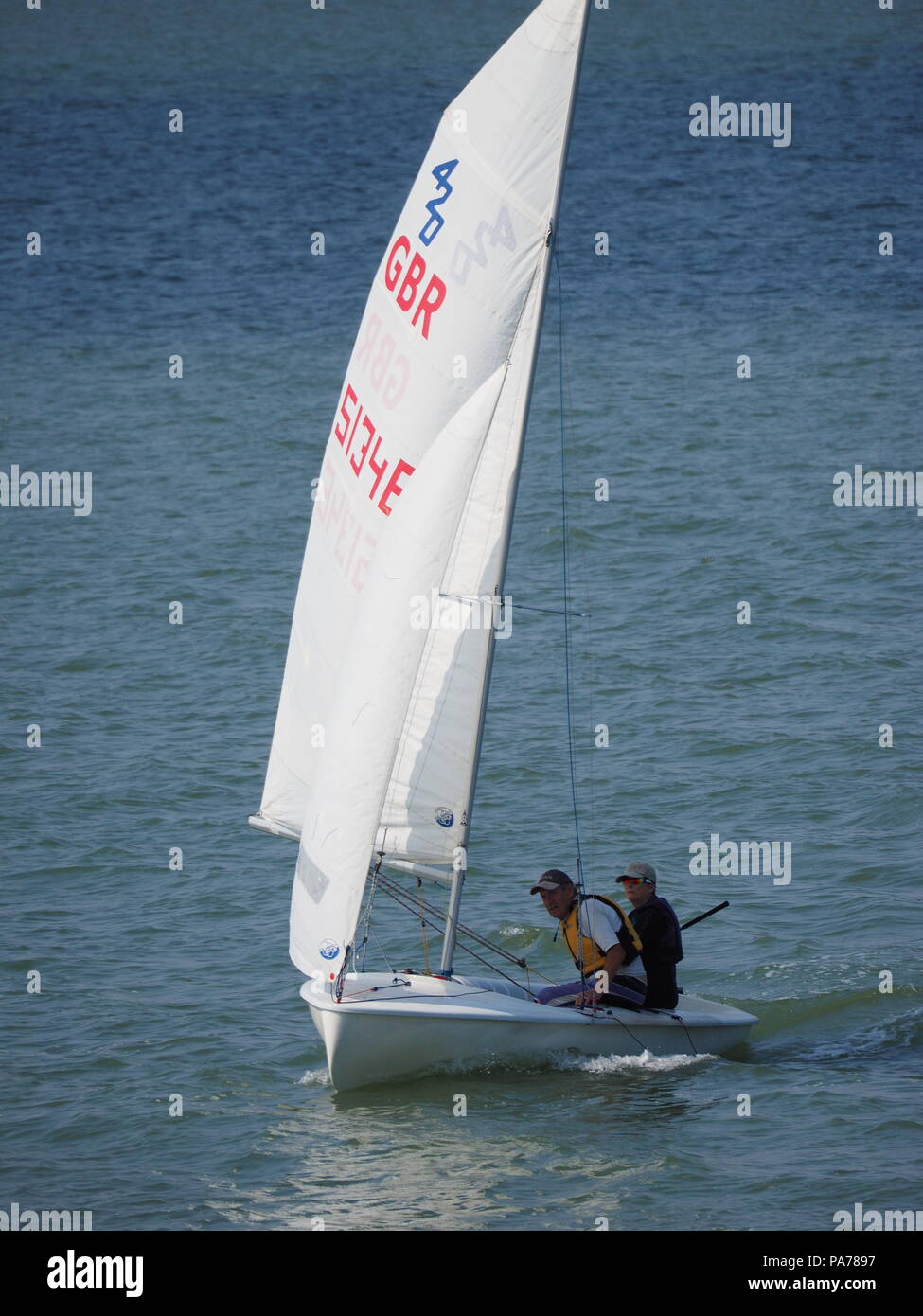 Sheerness, Kent, Regno Unito. 21 Luglio, 2018. Regno Unito Meteo: un soleggiato e caldo giorno in Sheerness, Kent. Credito: James Bell/Alamy Live News Foto Stock