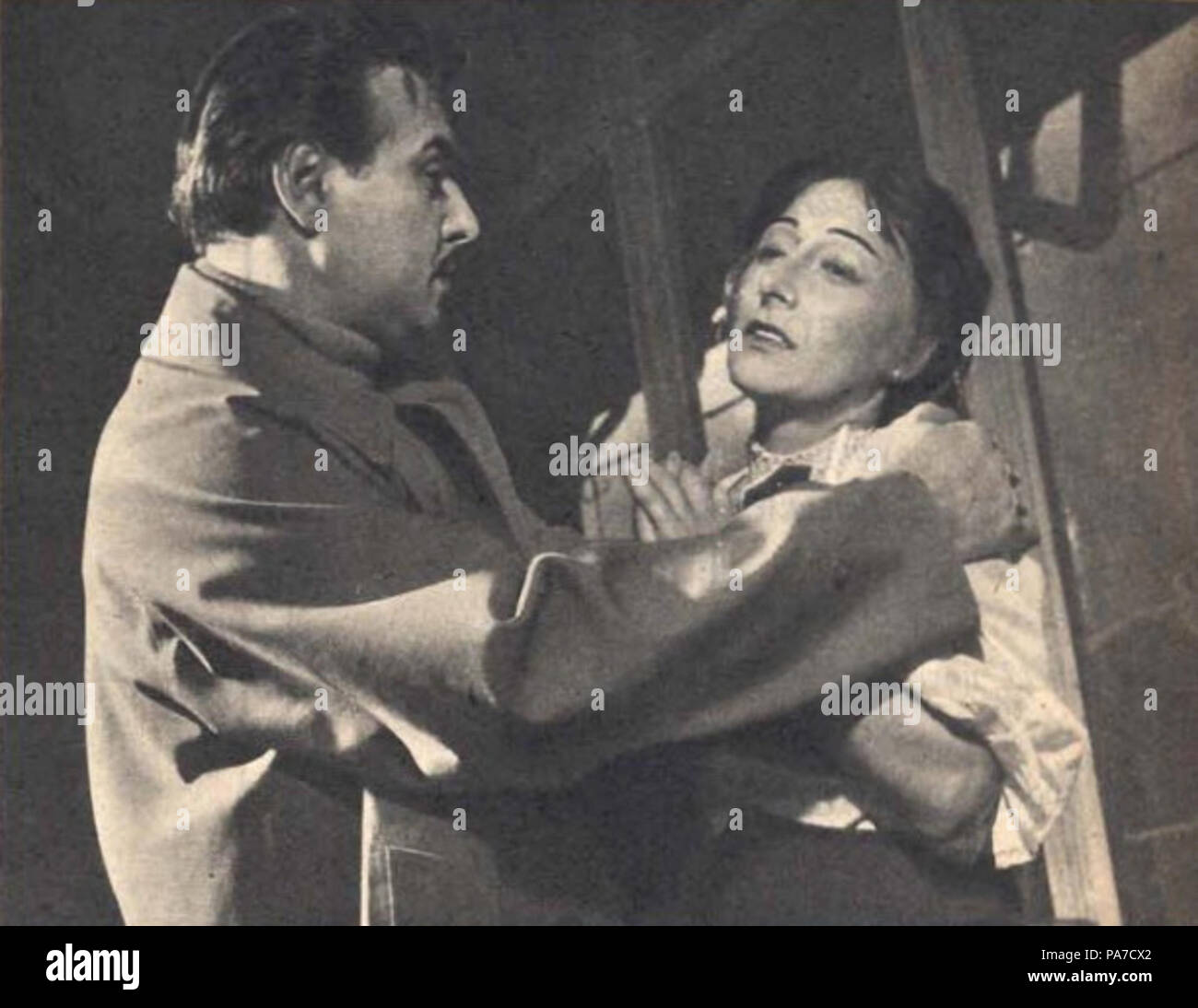 102 Gianni Santuccio e Lilla Brignone 1954 Foto Stock