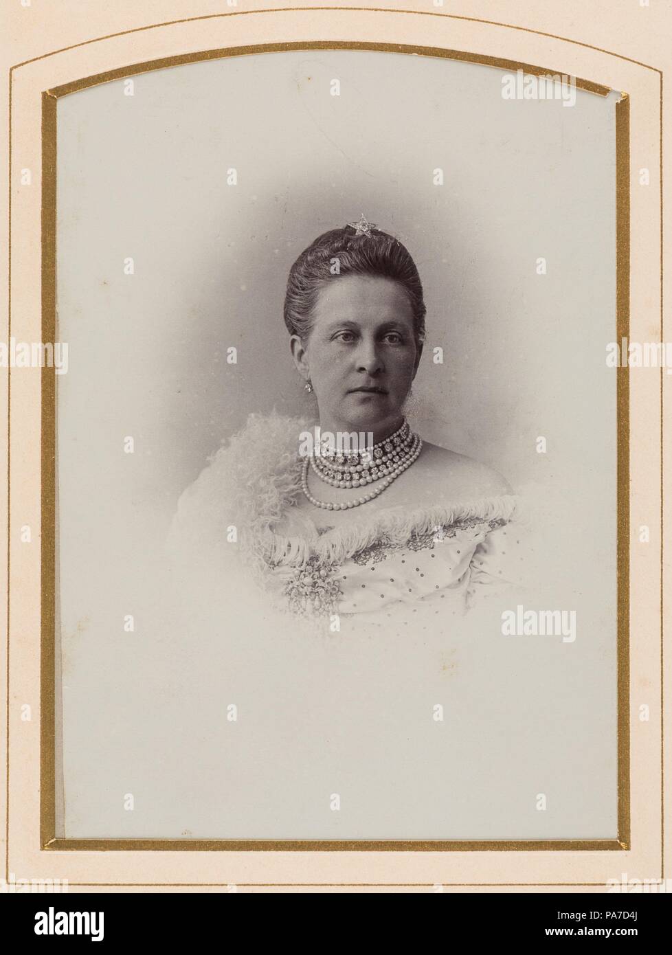 Ritratto della Granduchessa Olga Constantinovna della Russia (1851-1926). Museo: Collezione privata. Foto Stock