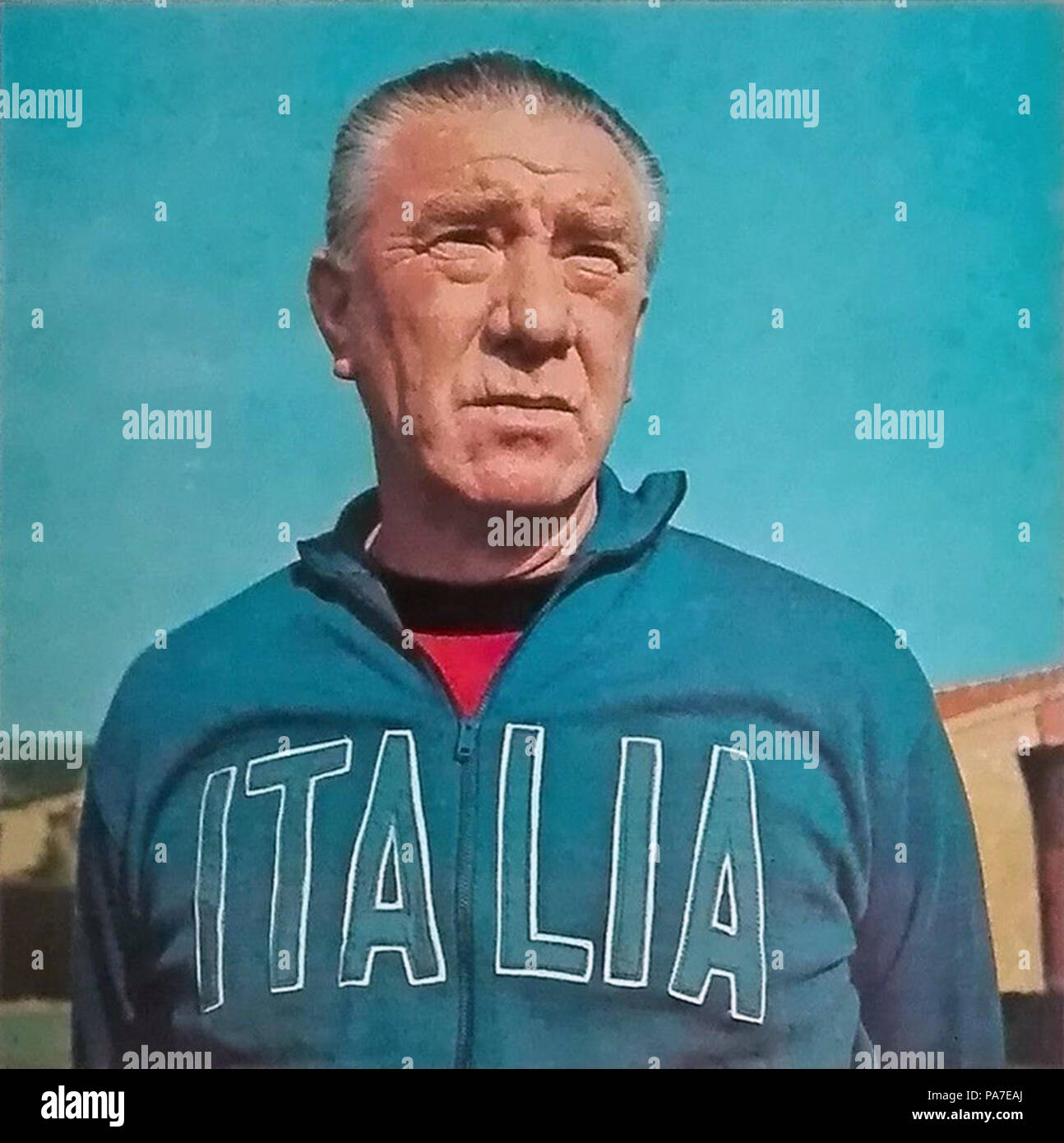 82 ferruccio Valcareggi - 1973 - Italy Team Foto Stock