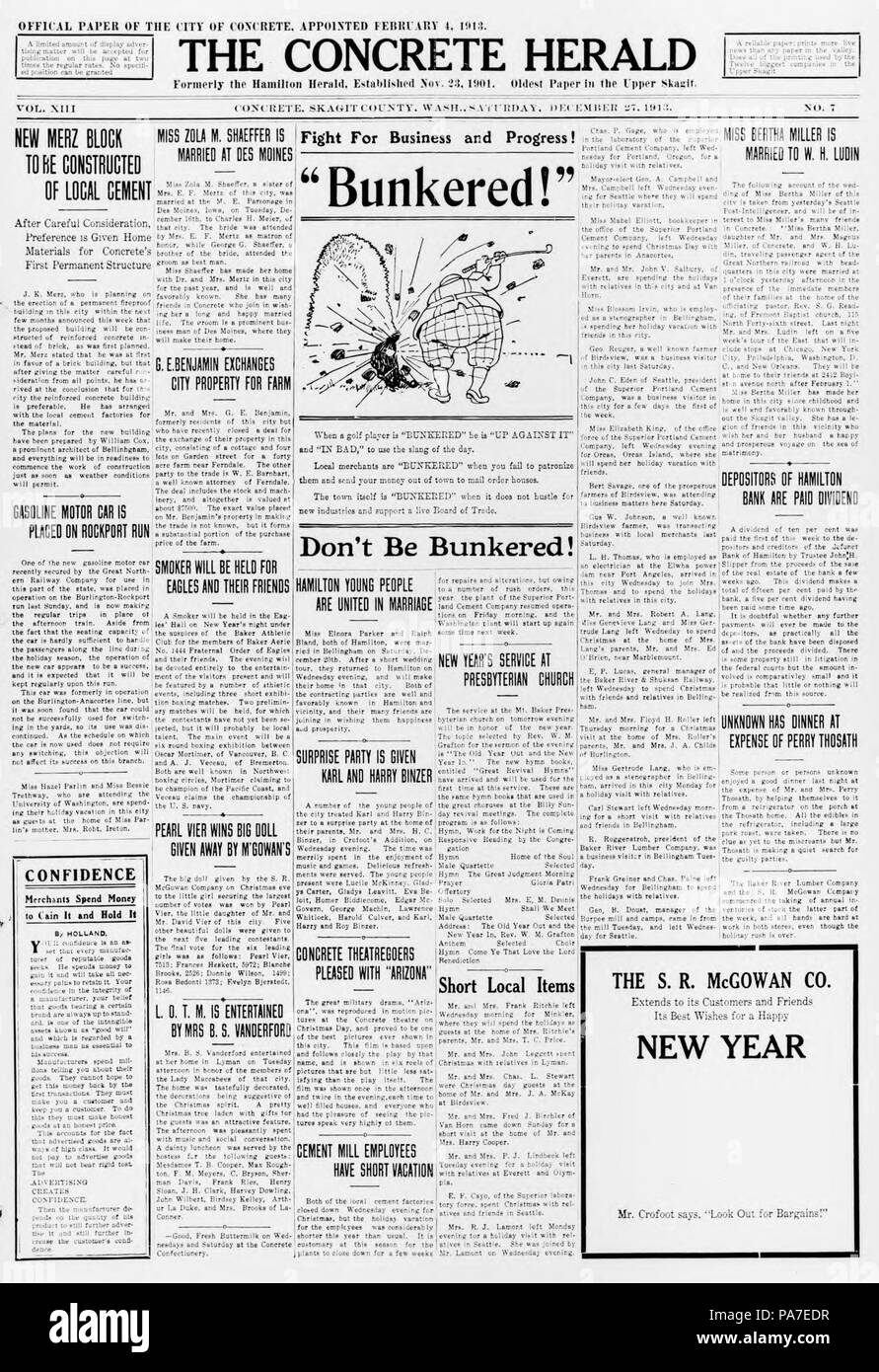 344 ConcreteHerald1913-12-27a Foto Stock