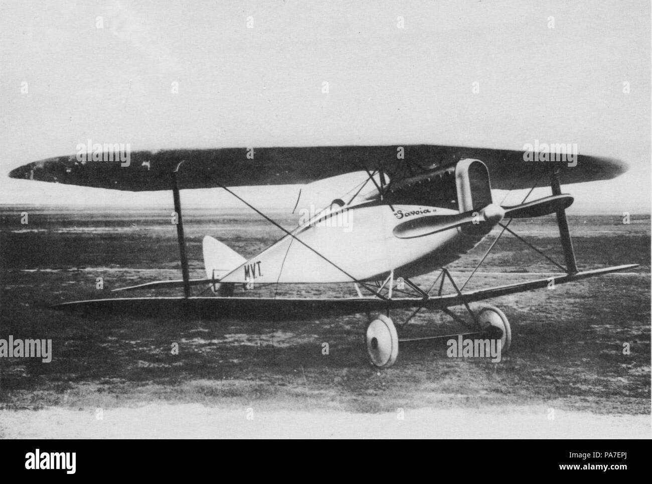 323 Vickers-Terni MVT, scheda aerei da guerra Foto Stock
