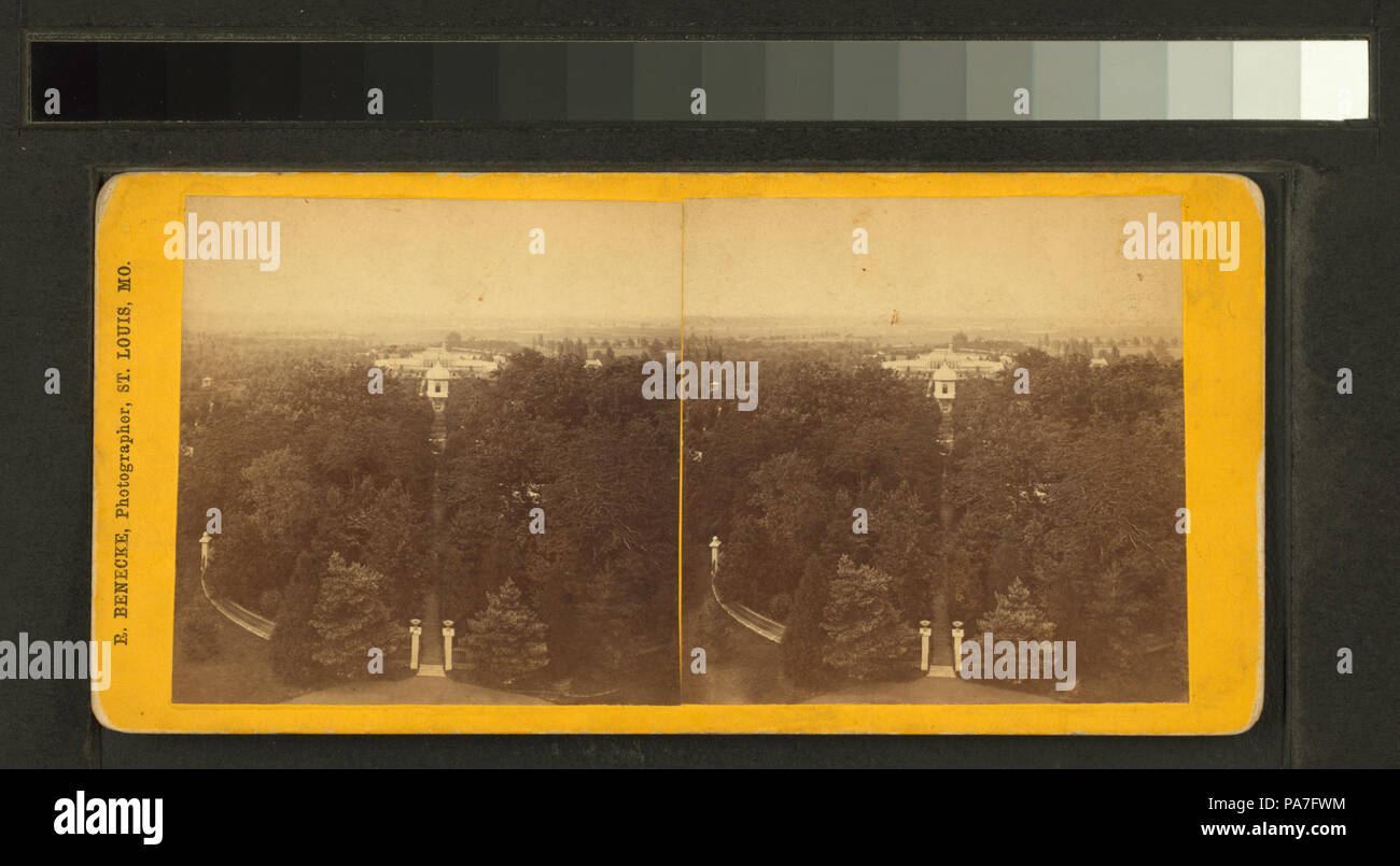 623 Ingresso Shaw's Garden, St. Louis, Mo (NYPL B12555092-G90F440 005F) Foto Stock