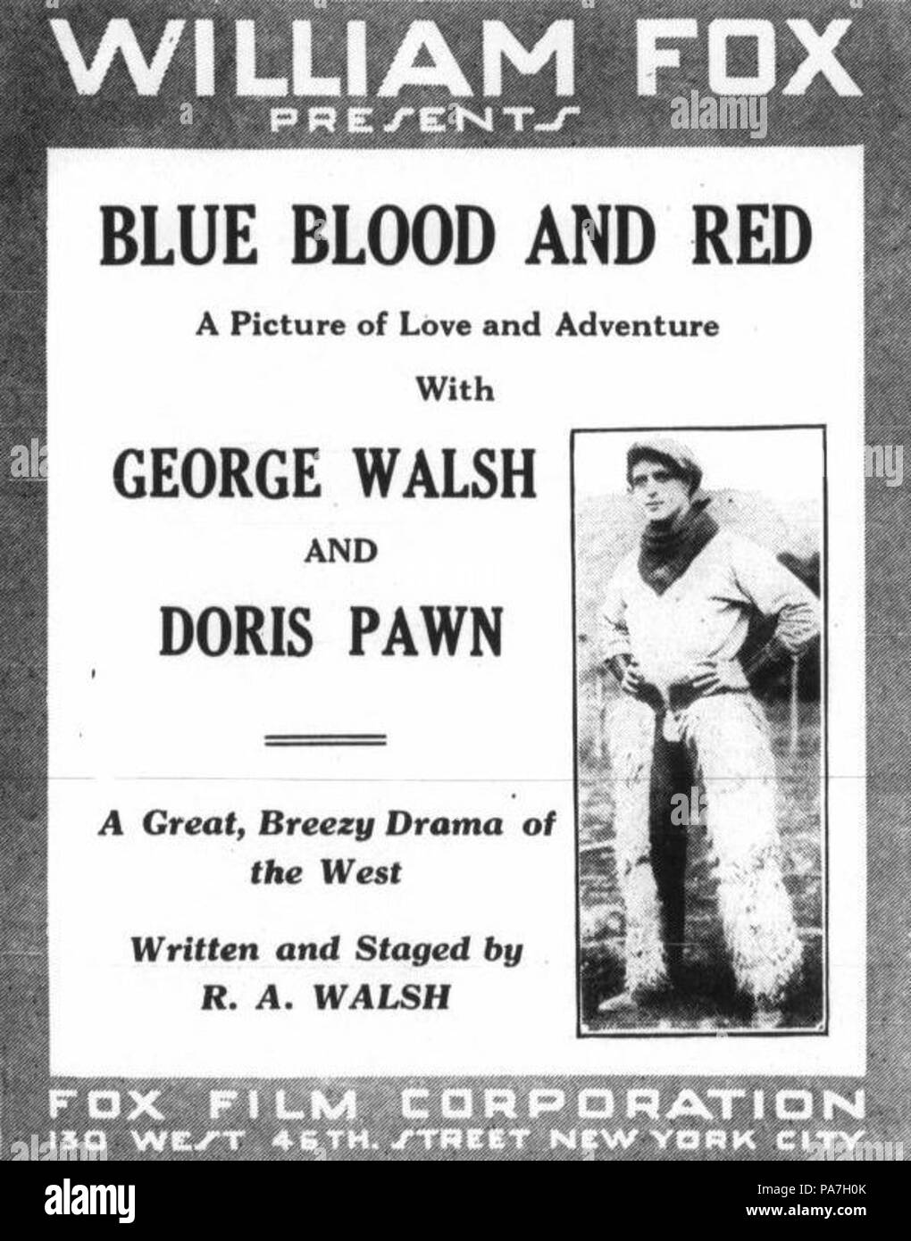 212 sangue blu e rosso (1916) - 1 Foto Stock