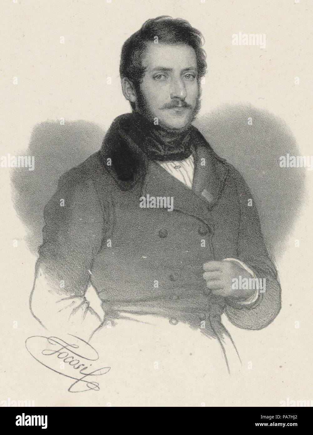 Ritratto del compositore Gaetano Donizetti (1797-1848). Museo: Collezione privata. Foto Stock