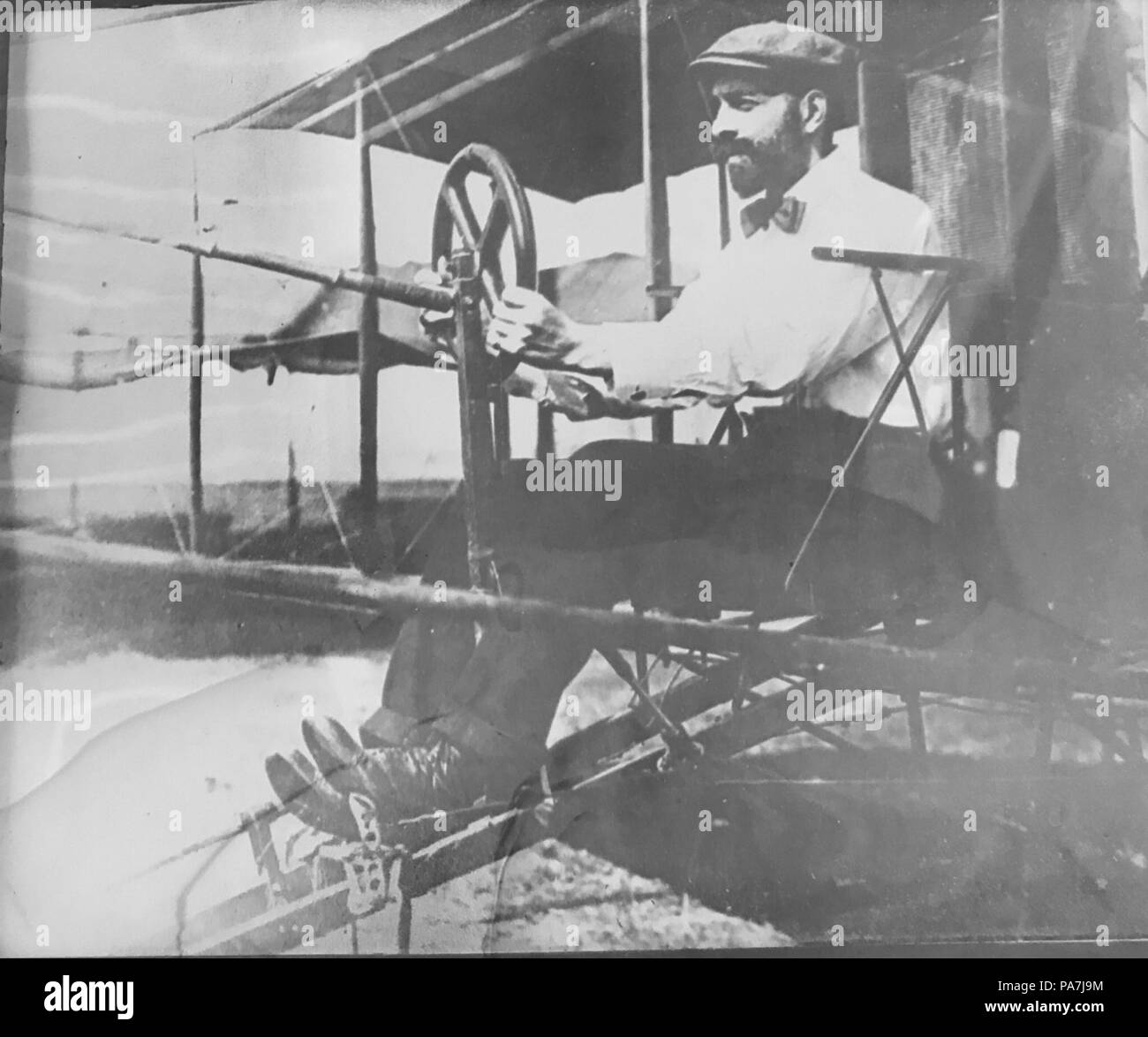 168 Augustus Post battenti Curtiss biplanari a circa 1910 Foto Stock