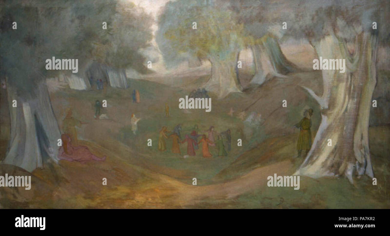 19 tempi antichi da Voldemars Matvejs (ca. 1910) Foto Stock