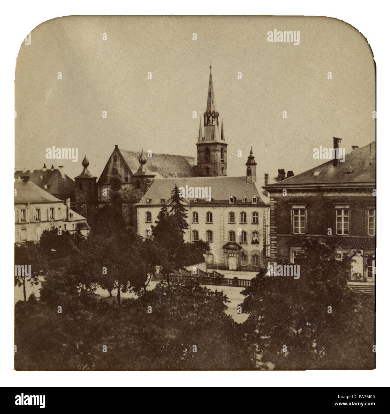 7 'Place d'armes à Lussemburgo", TEKA0112605 (ritagliate)-102 Foto Stock