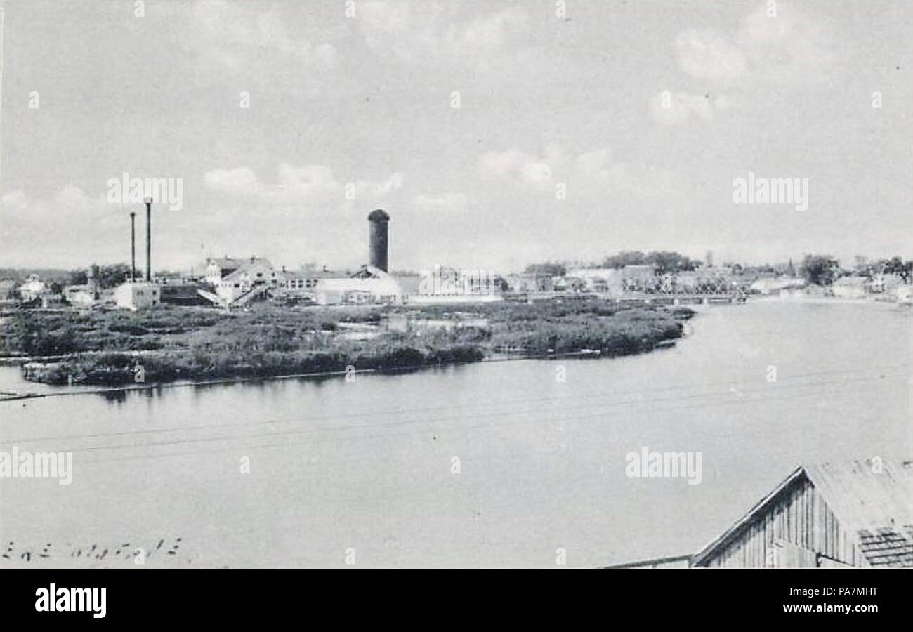 219 Riviere Matane et Moulin Prezzo Bros Foto Stock